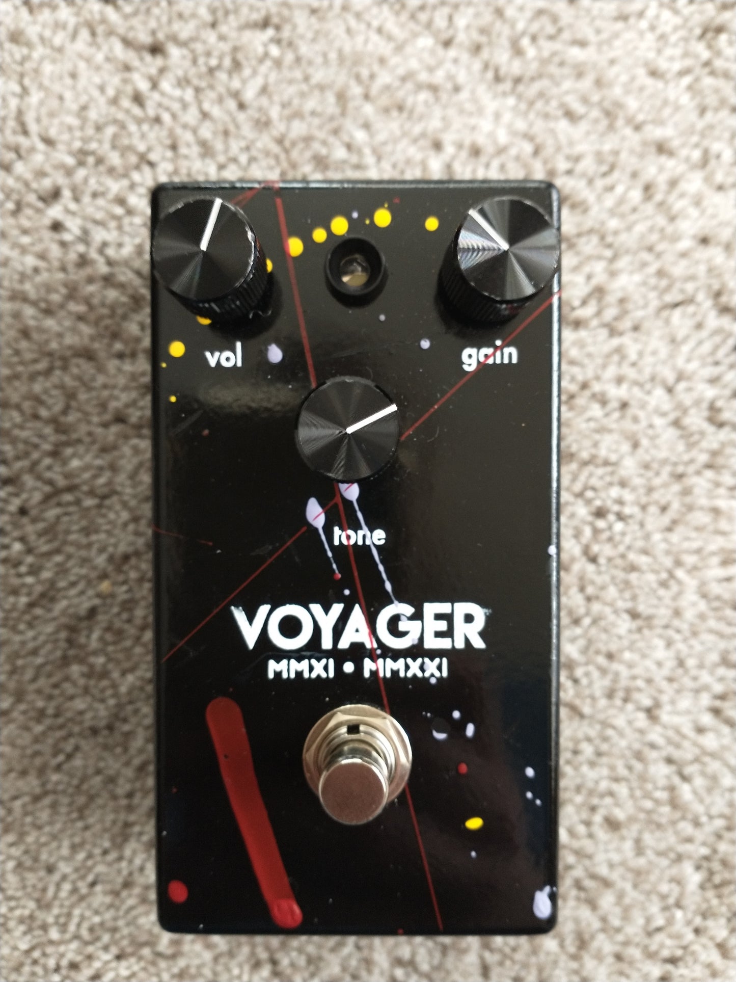Walrus Audio Voyager Preamp/Overdrive Limited Edition - 10 Year Anniversary 2021 - Black Splatter