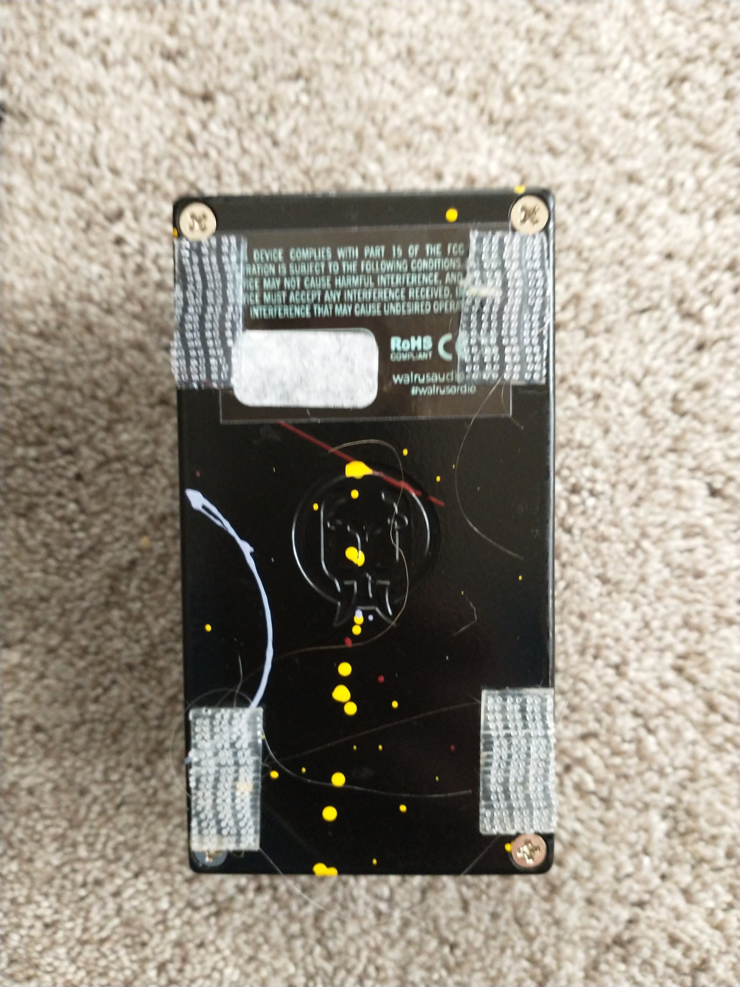 Walrus Audio Voyager Preamp/Overdrive Limited Edition - 10 Year Anniversary 2021 - Black Splatter