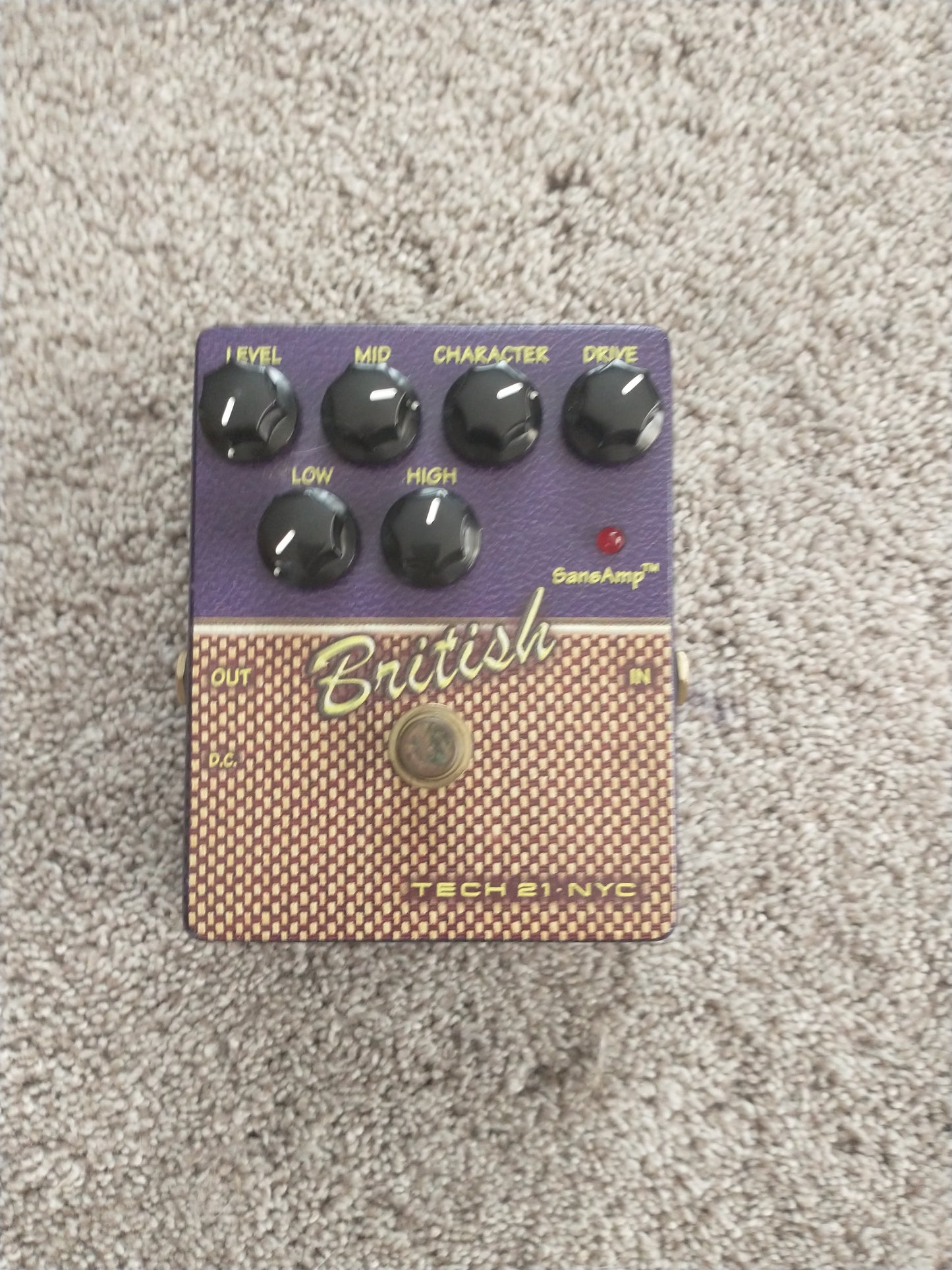 Tech 21 SansAmp Character Series British 2010s - Purple