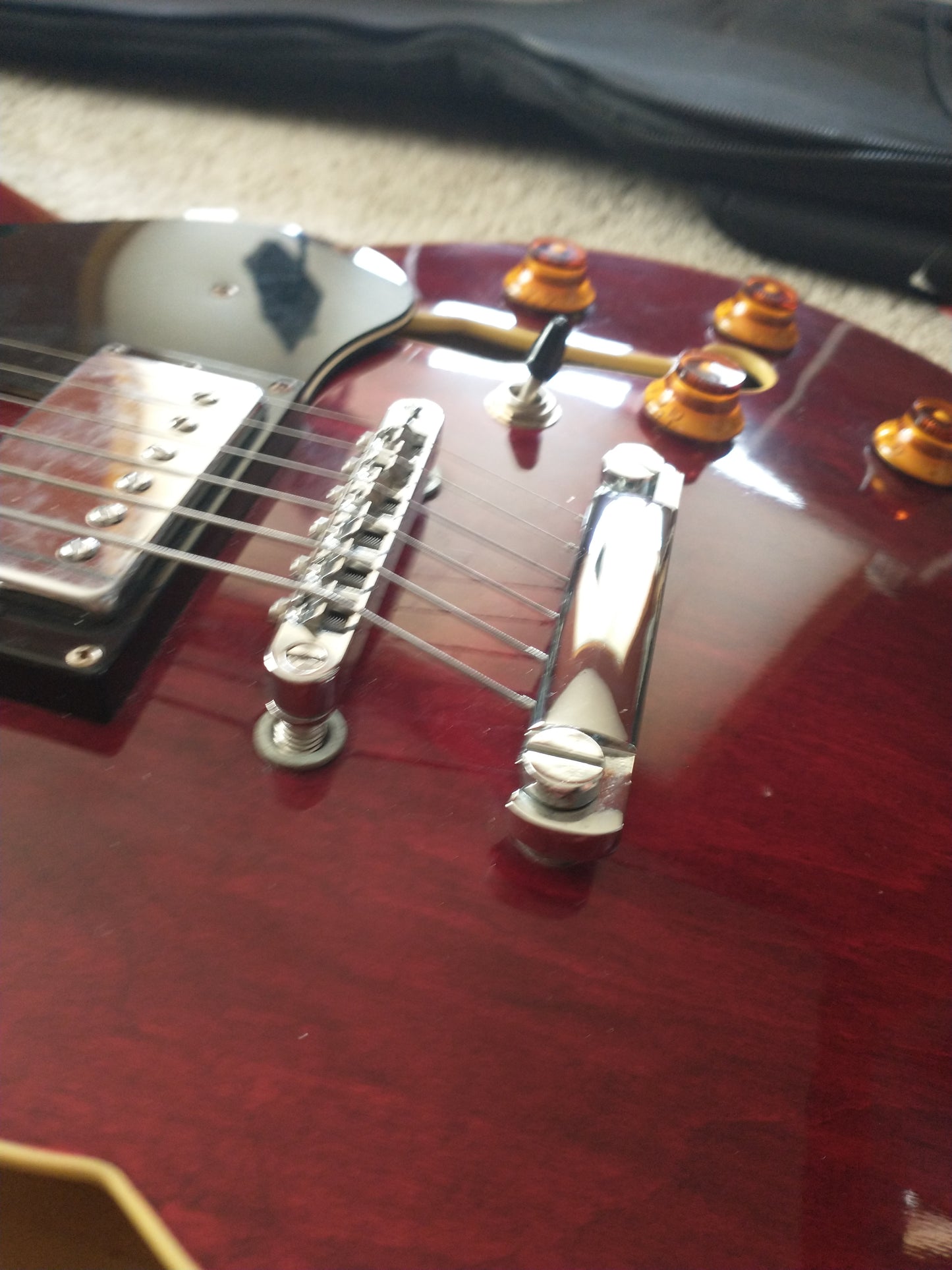 Carlo Robelli Thin Hollow Body Electric Guitar - 2000s - Wine Red - Peerless