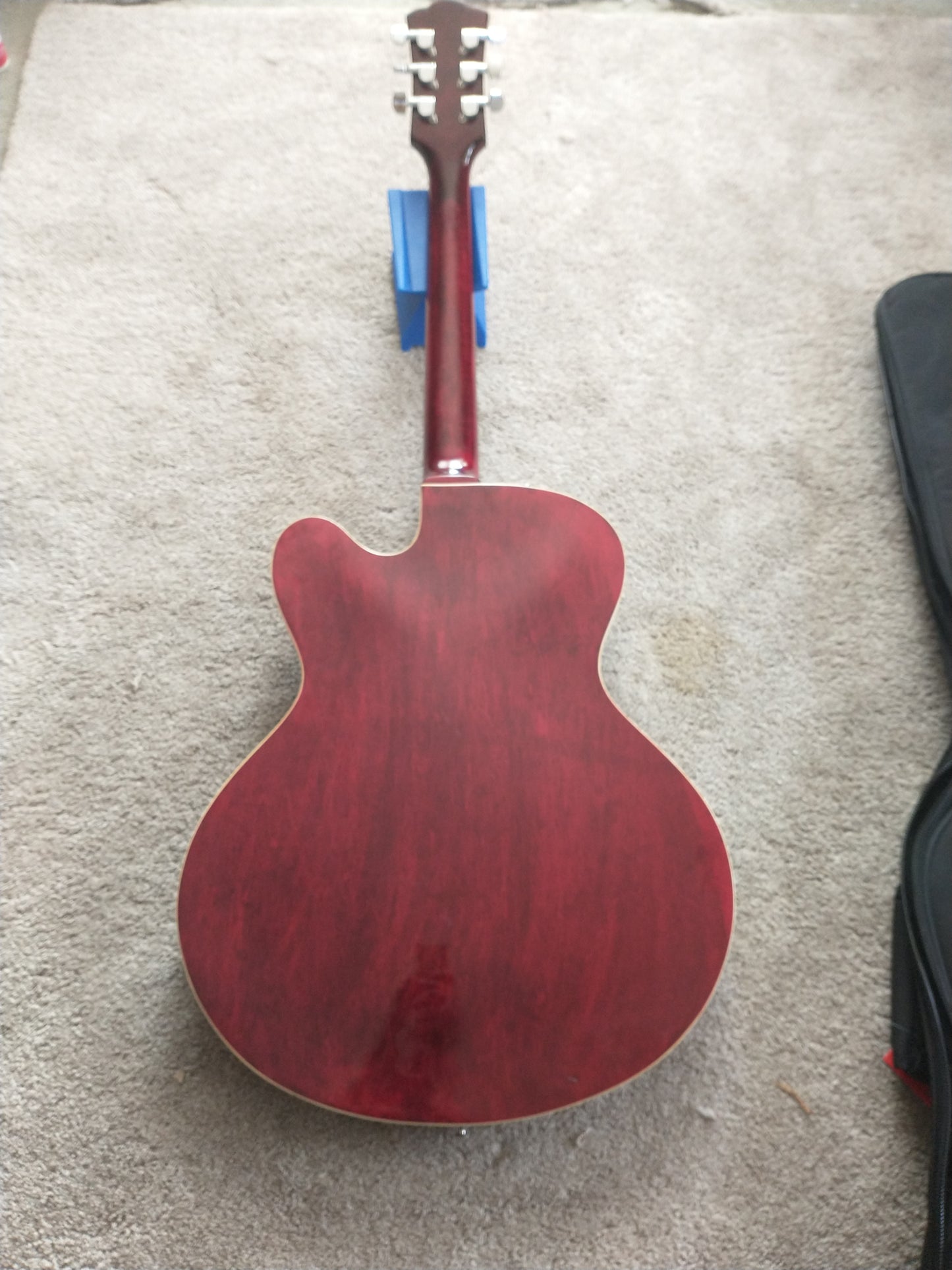 Carlo Robelli Thin Hollow Body Electric Guitar - 2000s - Wine Red - Peerless