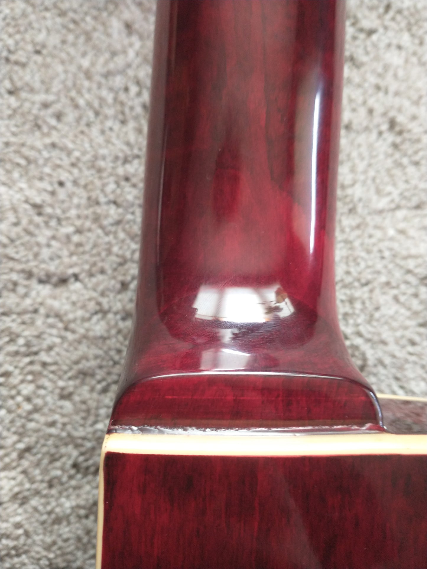 Carlo Robelli Thin Hollow Body Electric Guitar - 2000s - Wine Red - Peerless