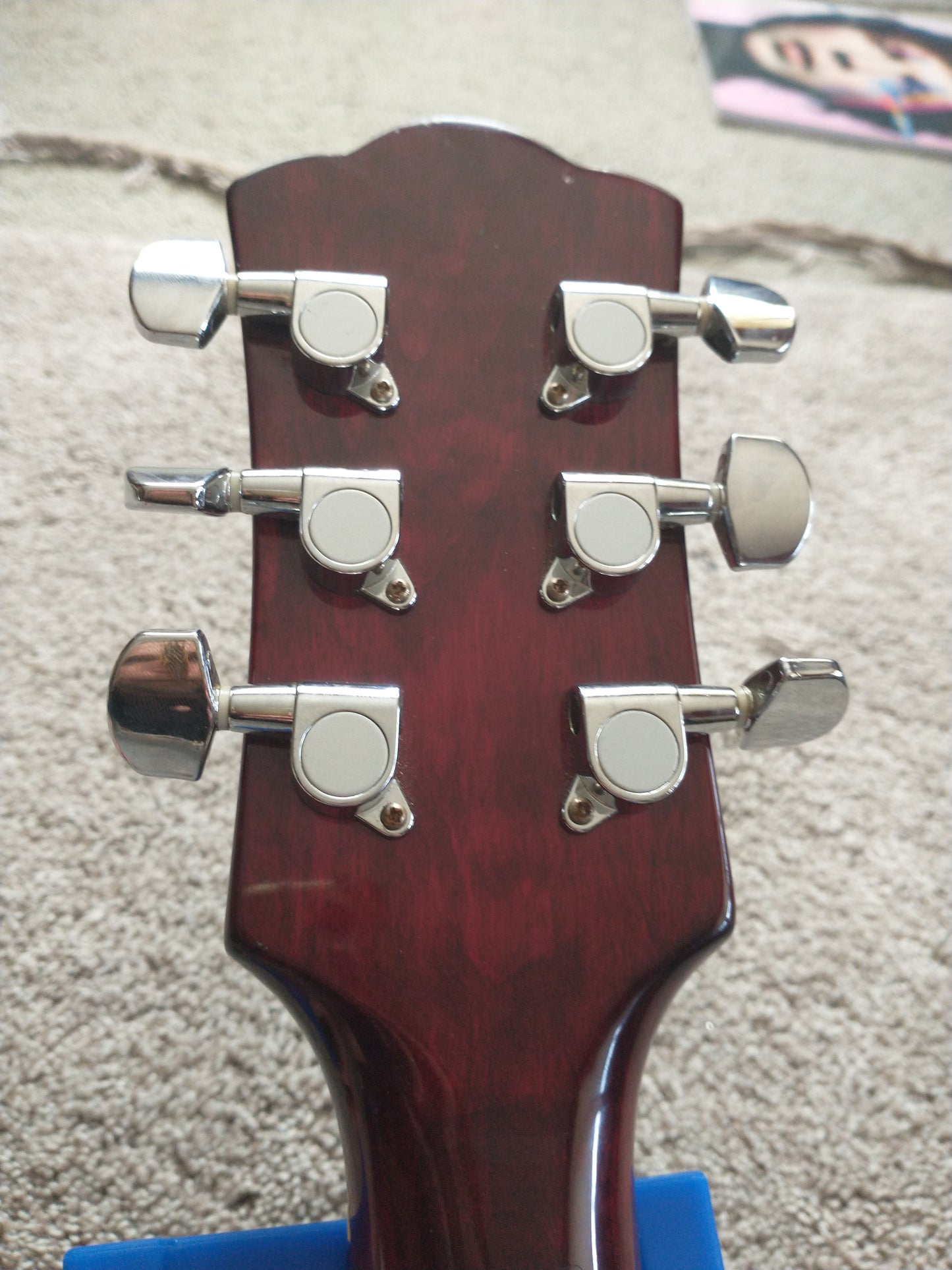 Carlo Robelli Thin Hollow Body Electric Guitar - 2000s - Wine Red - Peerless