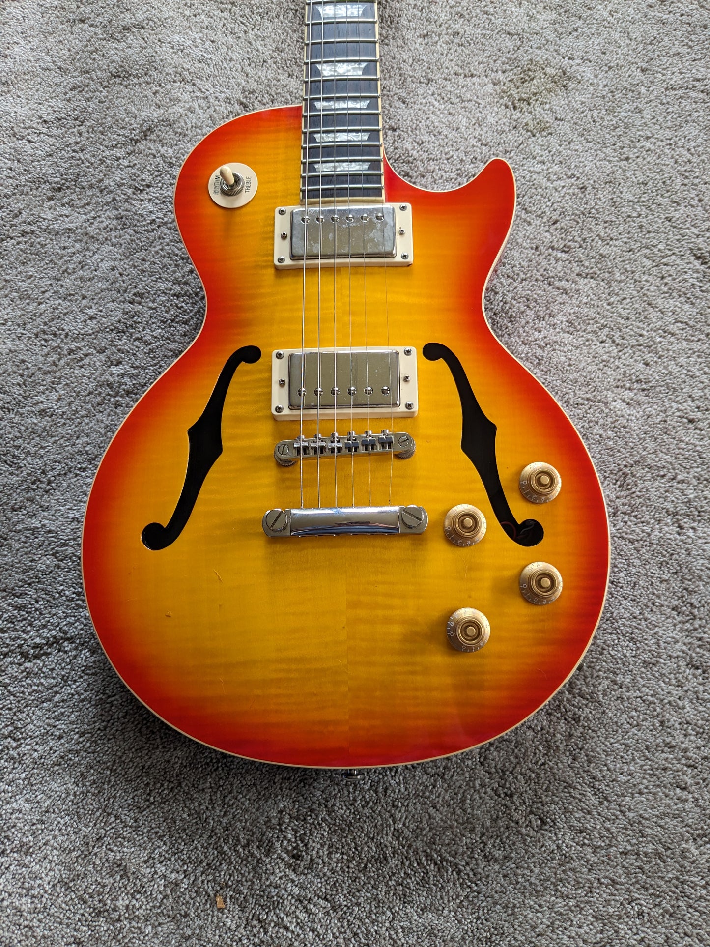 Epiphone Les Paul Standard Florentine Pro 2014 Faded Cherry Burst