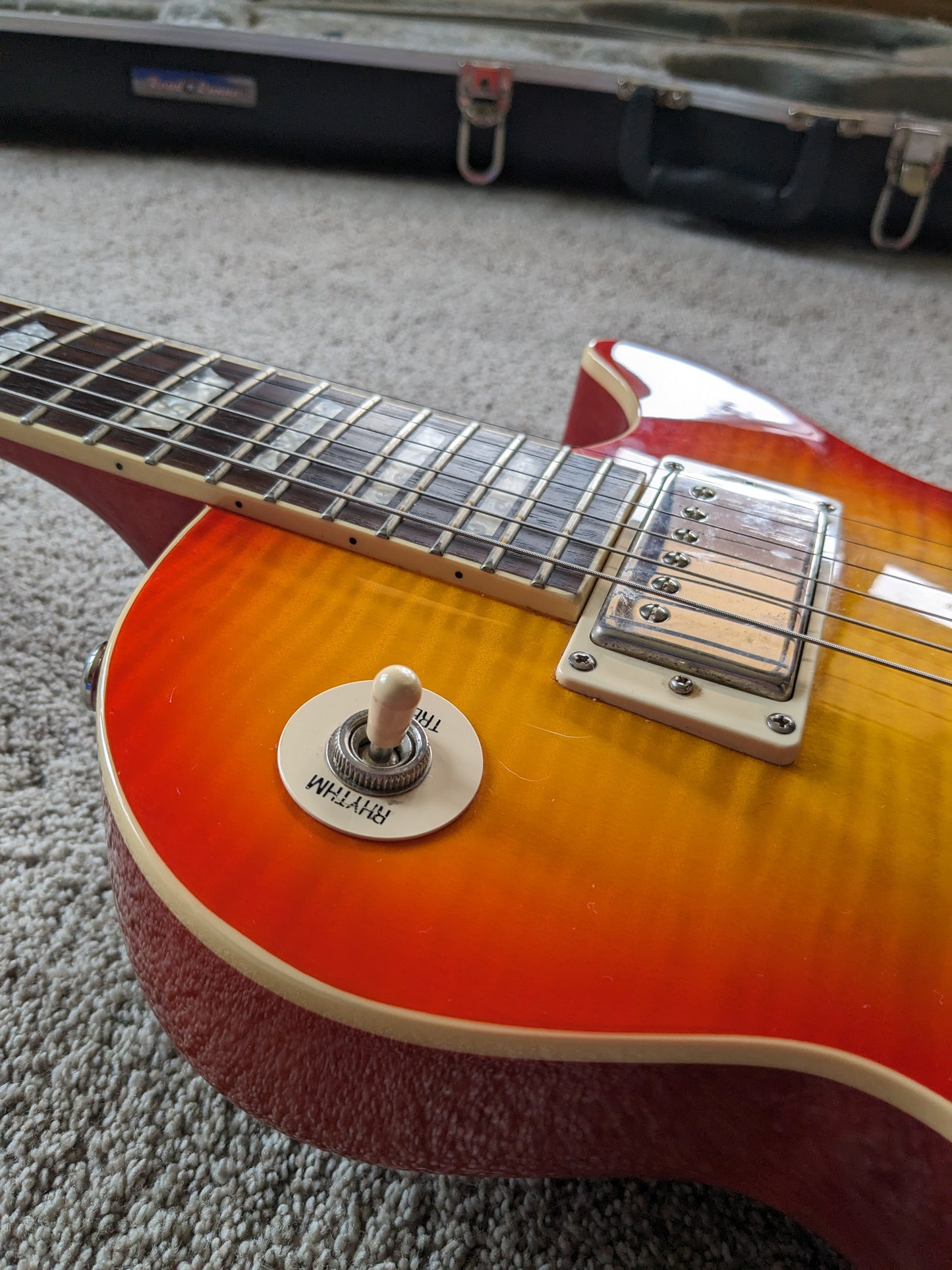 Epiphone Les Paul Standard Florentine Pro 2014 Faded Cherry Burst