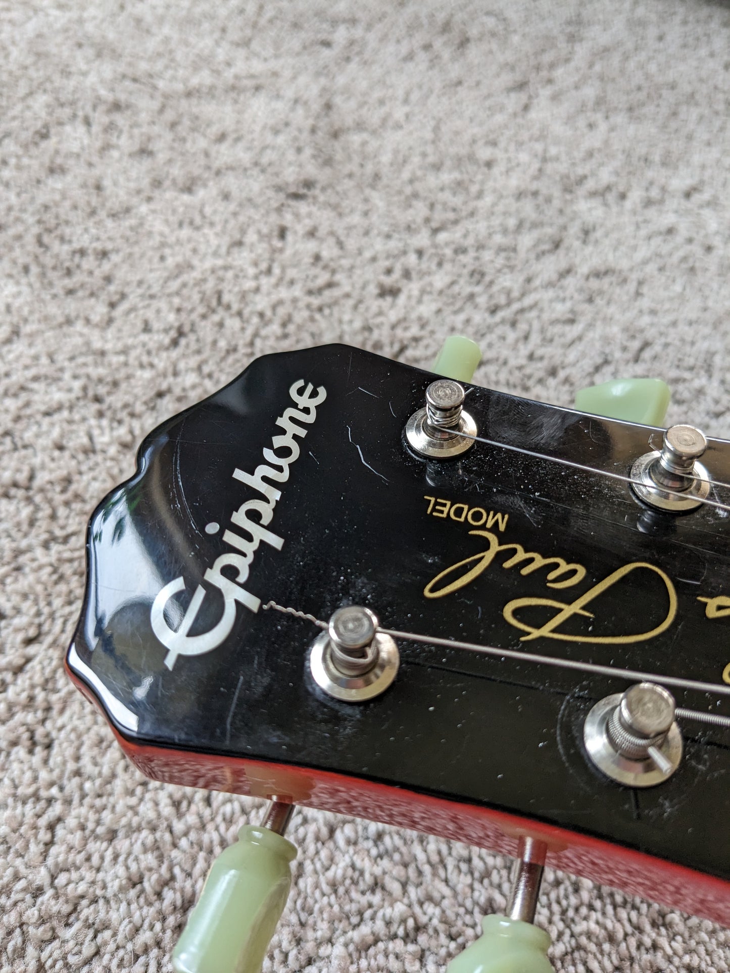 Epiphone Les Paul Standard Florentine Pro 2014 Faded Cherry Burst