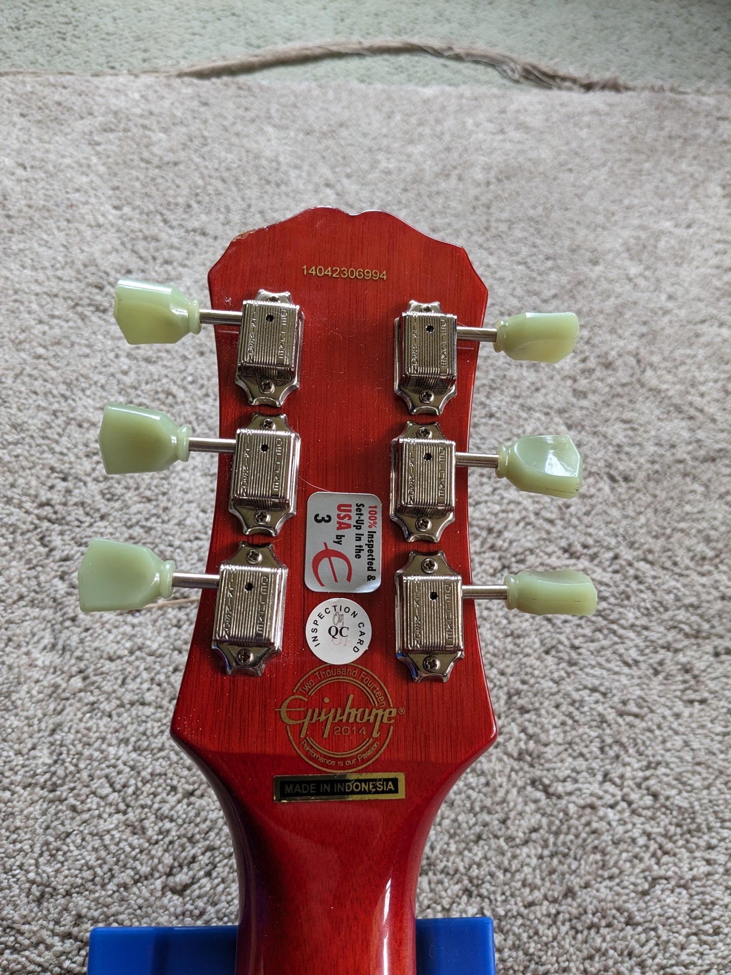 Epiphone Les Paul Standard Florentine Pro 2014 Faded Cherry Burst