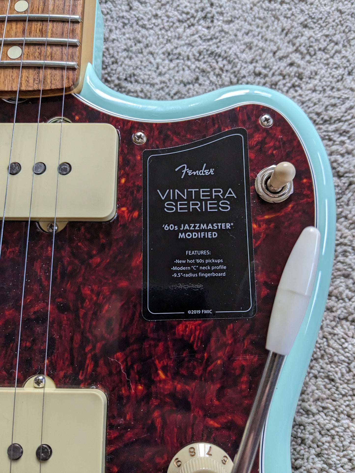 Fender Vintera '60s Jazzmaster Modified with Pau Ferro Fretboard 2019 - Present - Surf Green