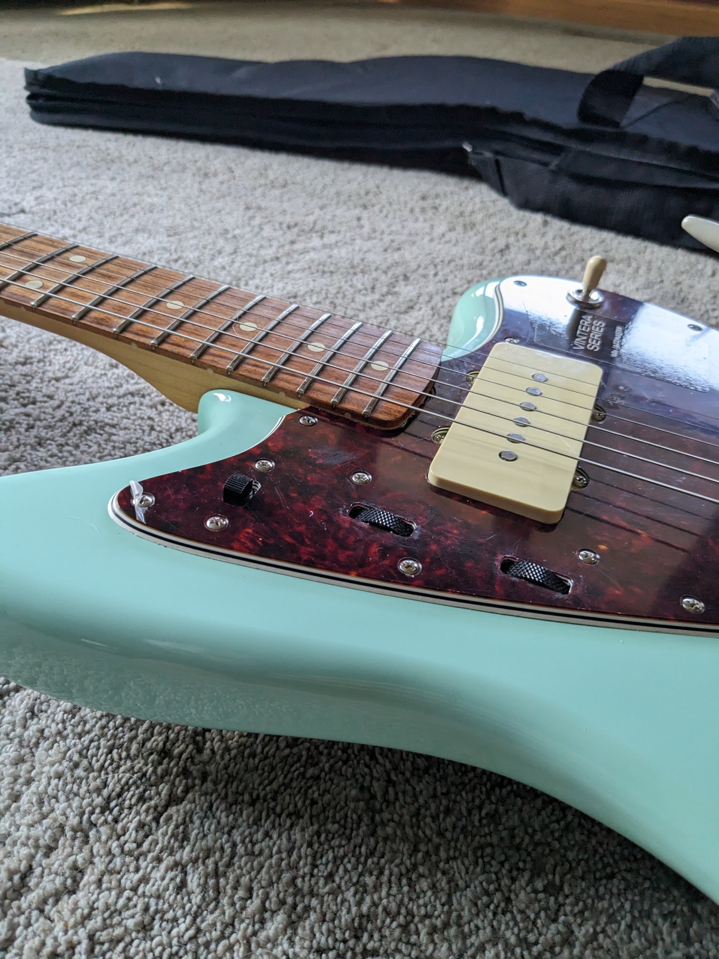 Fender Vintera '60s Jazzmaster Modified with Pau Ferro Fretboard 2019 - Present - Surf Green