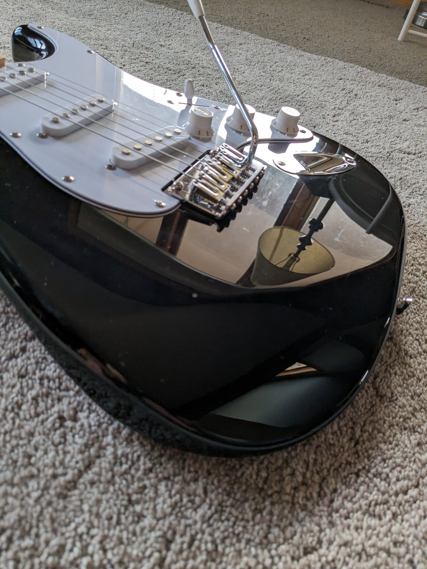 Squier Affinity Series Stratocaster with Maple Fretboard 2021 - Present - Black