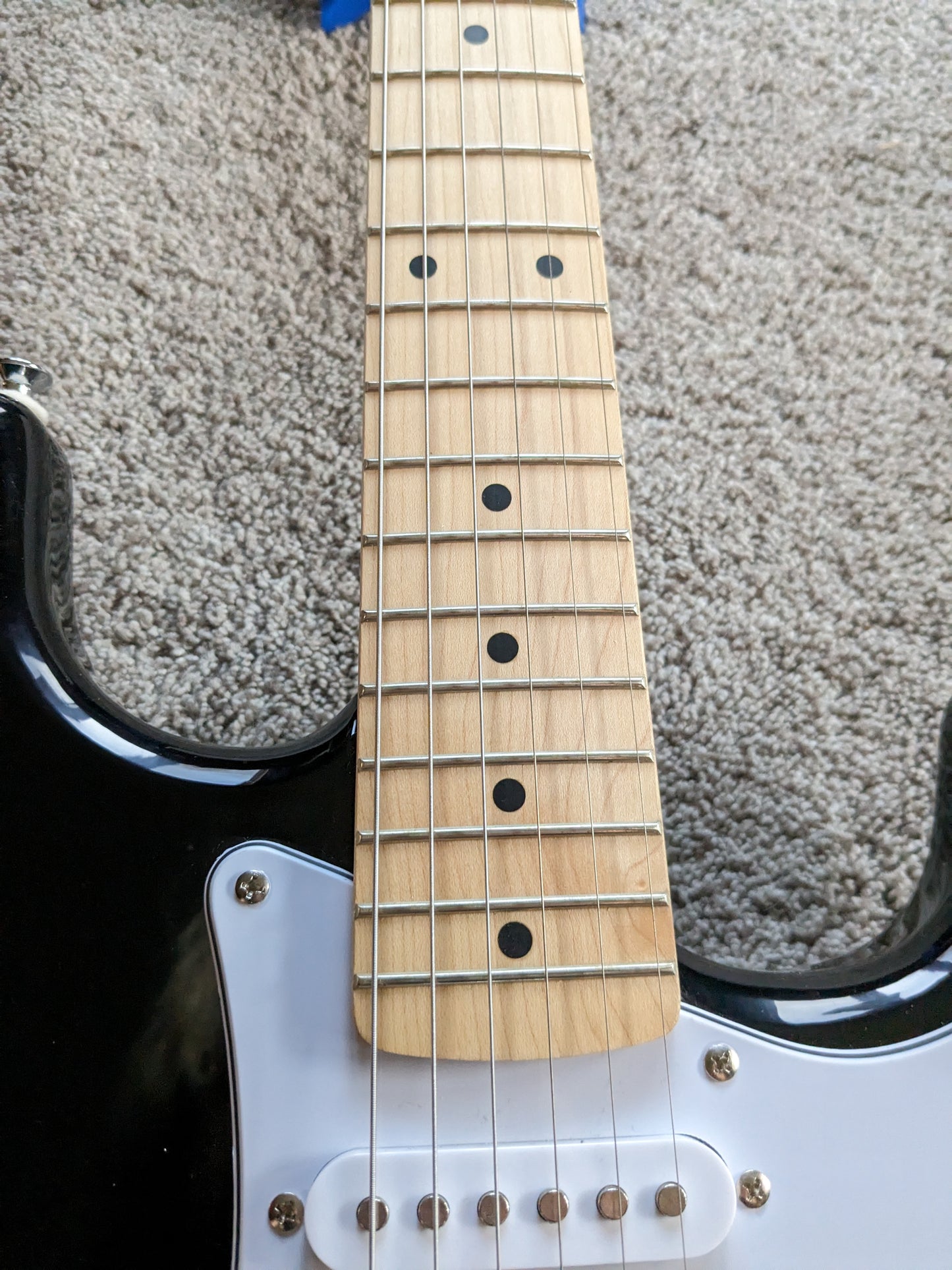 Squier Affinity Series Stratocaster with Maple Fretboard 2021 - Present - Black