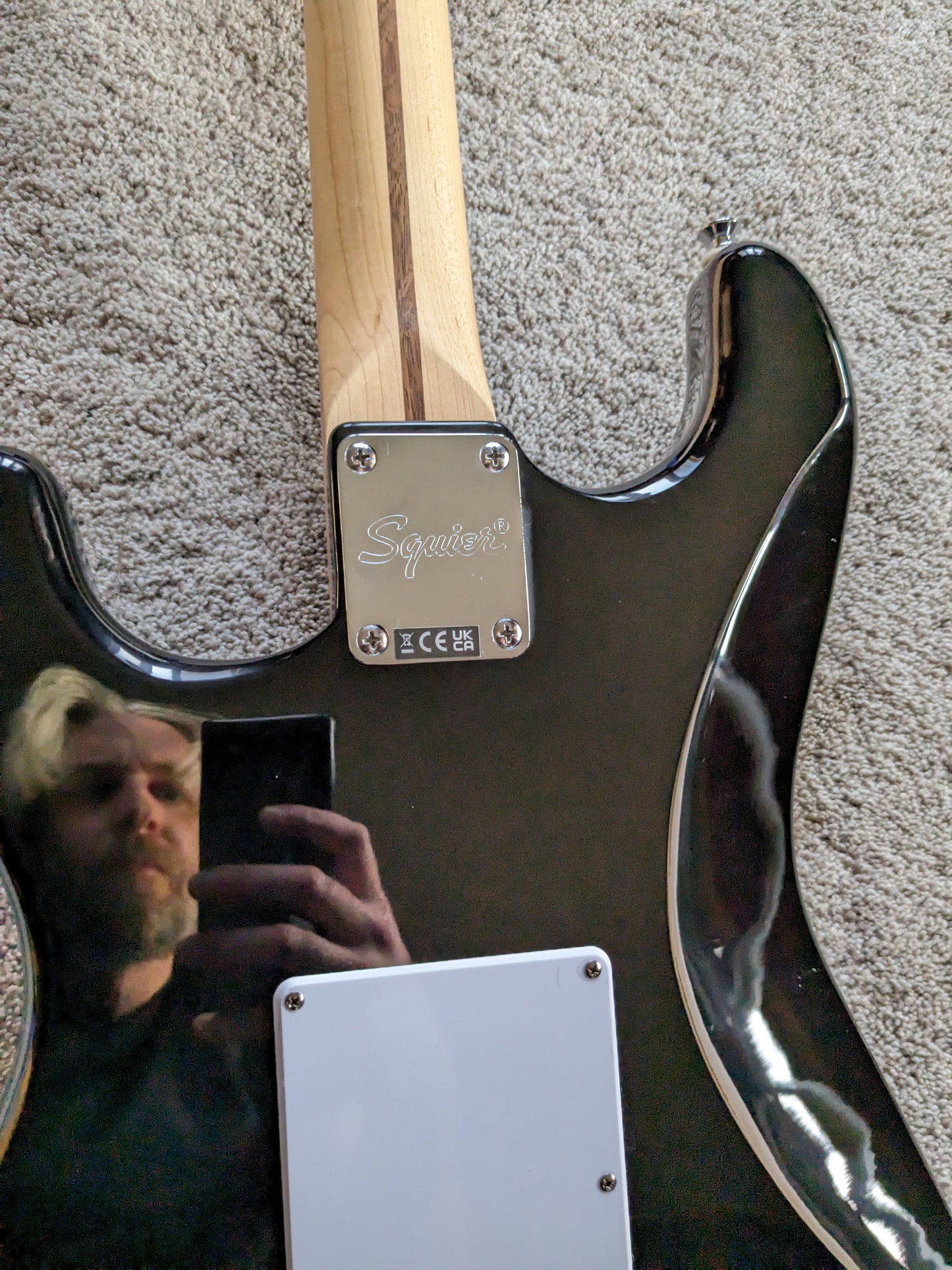 Squier Affinity Series Stratocaster with Maple Fretboard 2021 - Present - Black