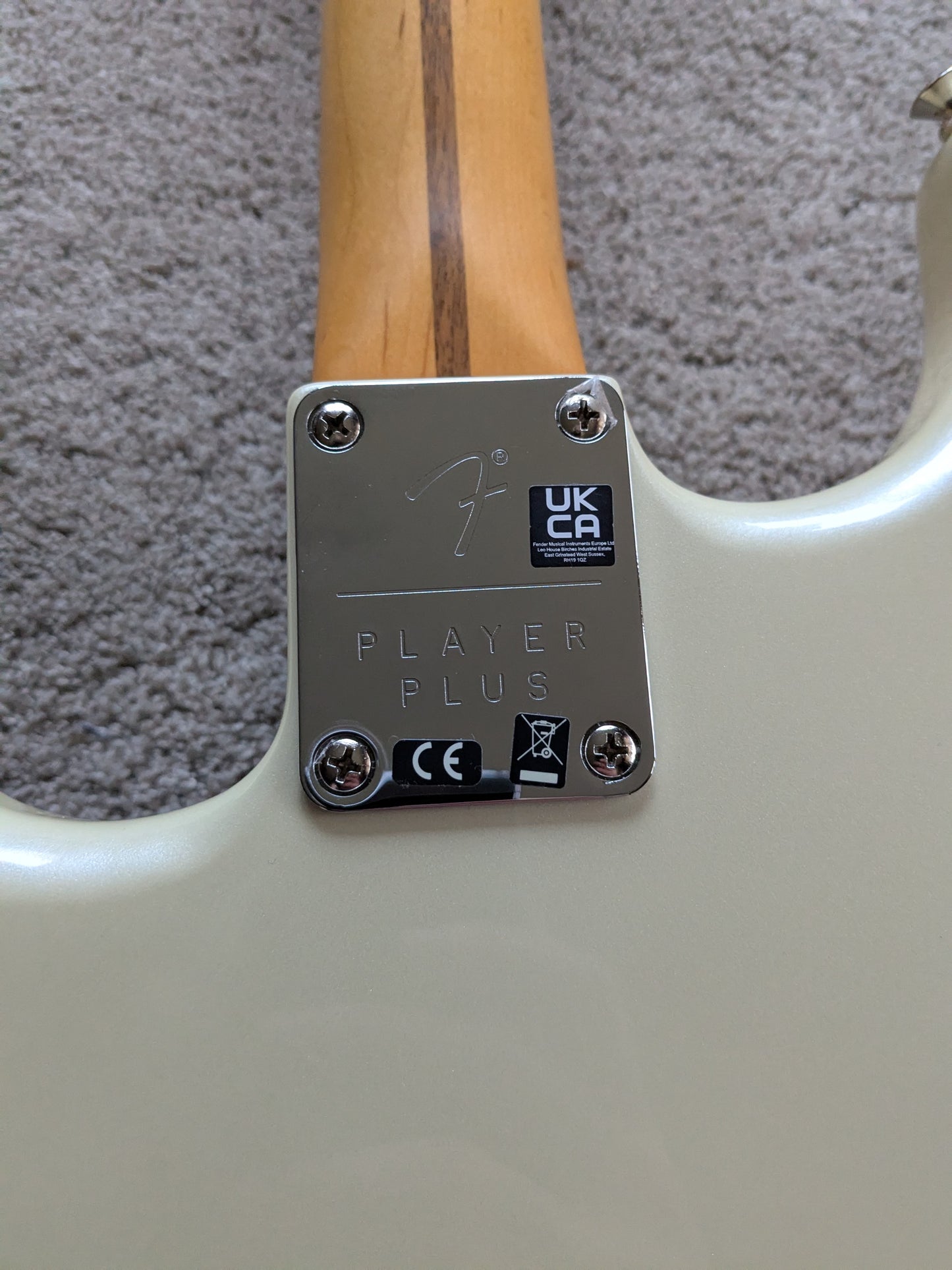 Fender Player Plus Stratocaster with Maple Fretboard 2021 - Present - Olympic Pearl