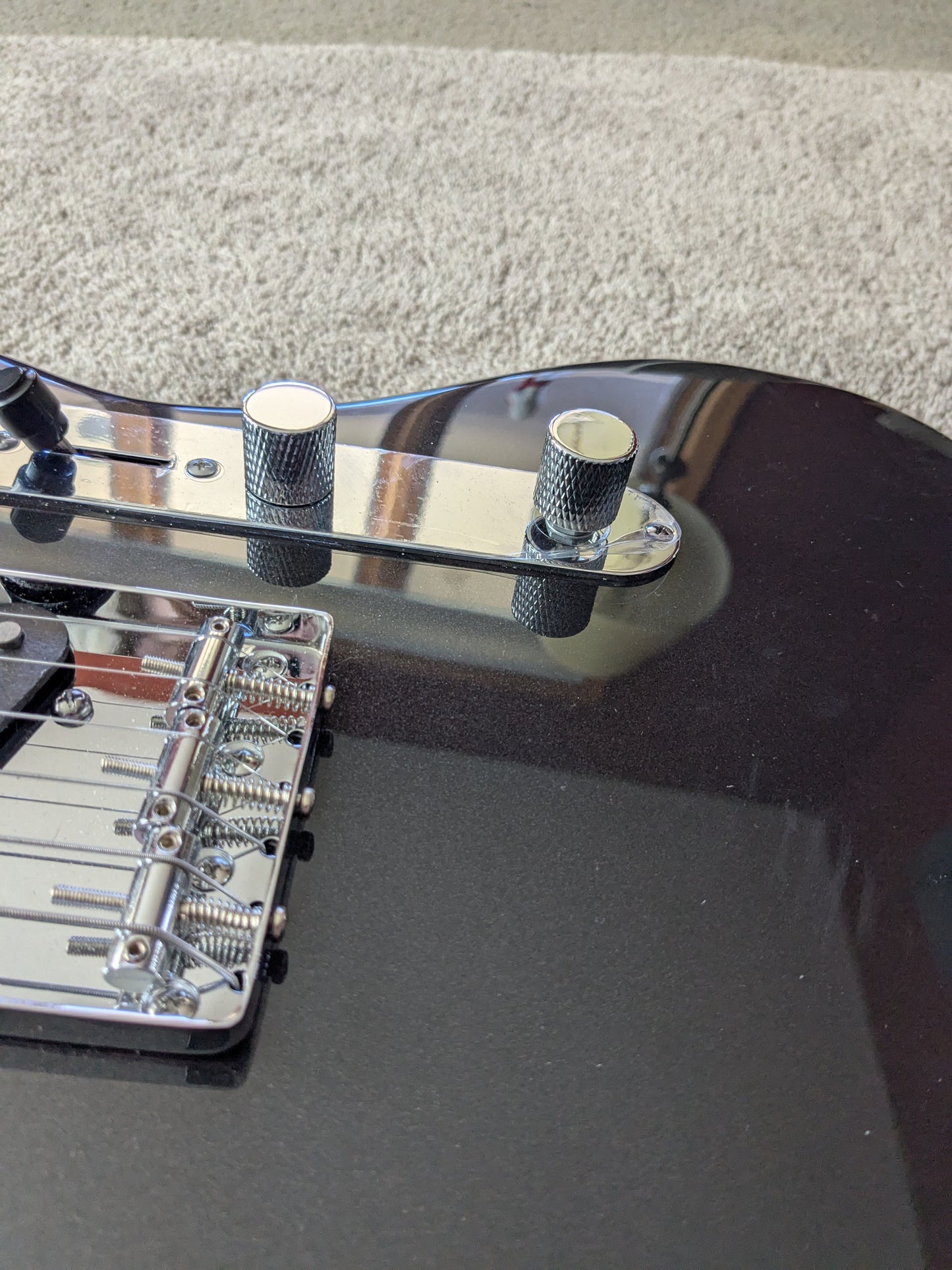 Squier Paranormal Offset Telecaster SJ 2024 - Charcoal Frost Metallic
