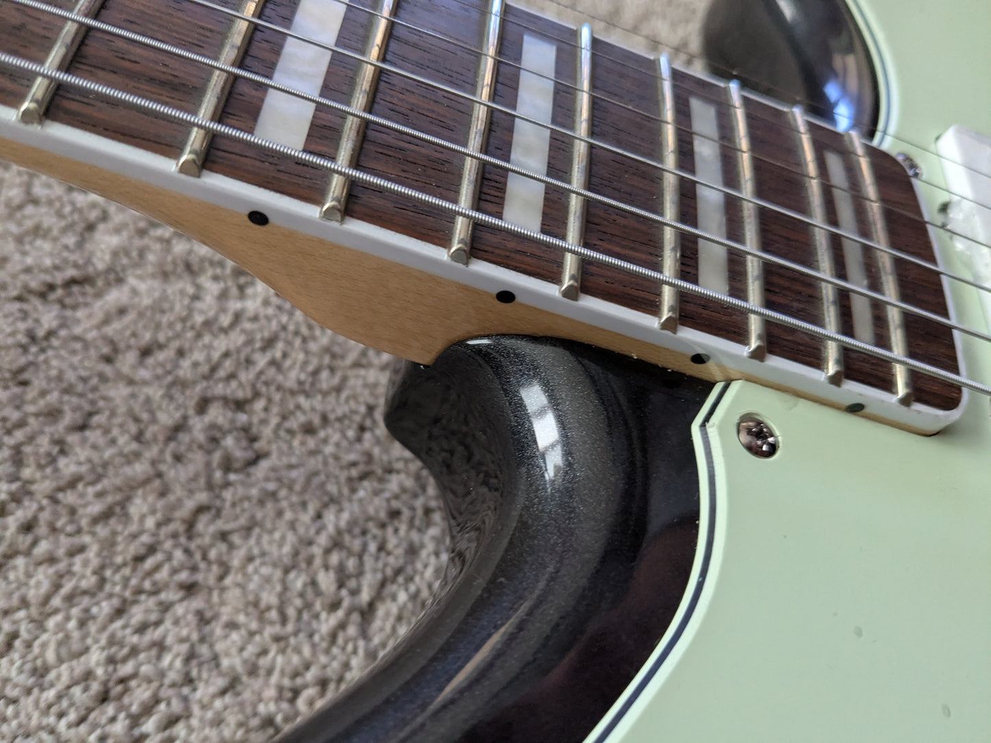 Squier Paranormal Offset Telecaster SJ 2024 - Charcoal Frost Metallic