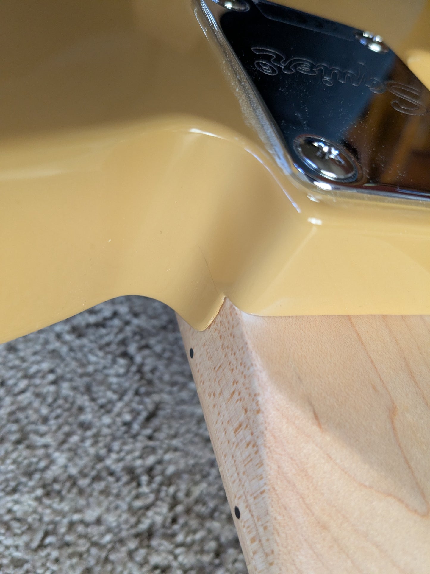 Squier Affinity Telecaster with Maple Fretboard, String Through Body 2021 - Present - Butterscotch Blonde