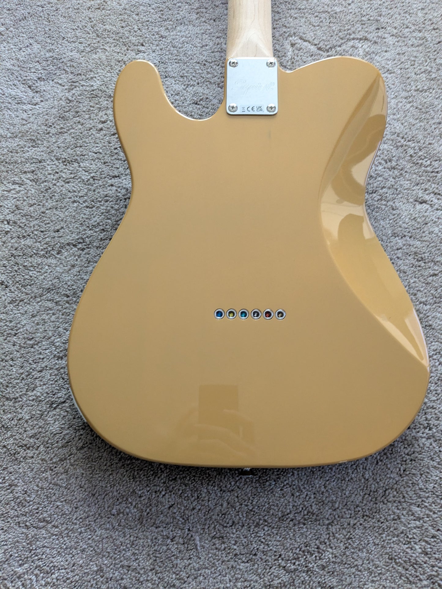 Squier Affinity Telecaster with Maple Fretboard, String Through Body 2021 - Present - Butterscotch Blonde