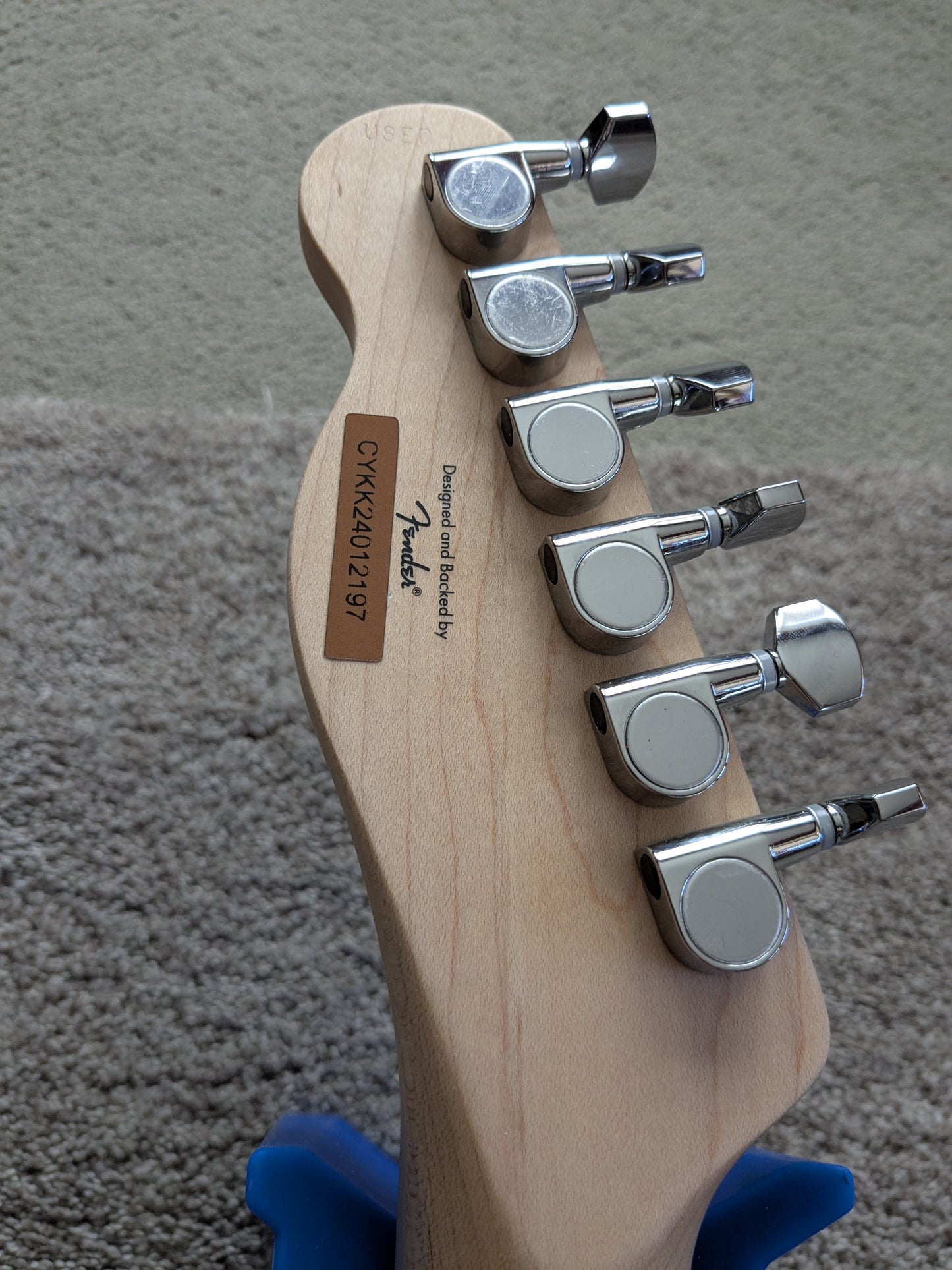 Squier Affinity Telecaster with Maple Fretboard, String Through Body 2021 - Present - Butterscotch Blonde