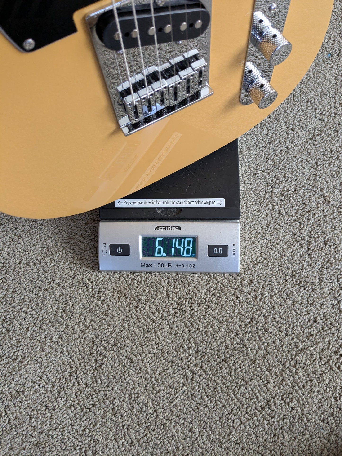 Squier Affinity Telecaster with Maple Fretboard, String Through Body 2021 - Present - Butterscotch Blonde