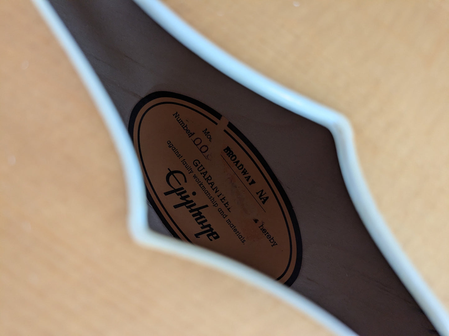Epiphone Broadway Reissue with Rosewood Fretboard 2000 MIK - Natural - Gibson 57 PAF