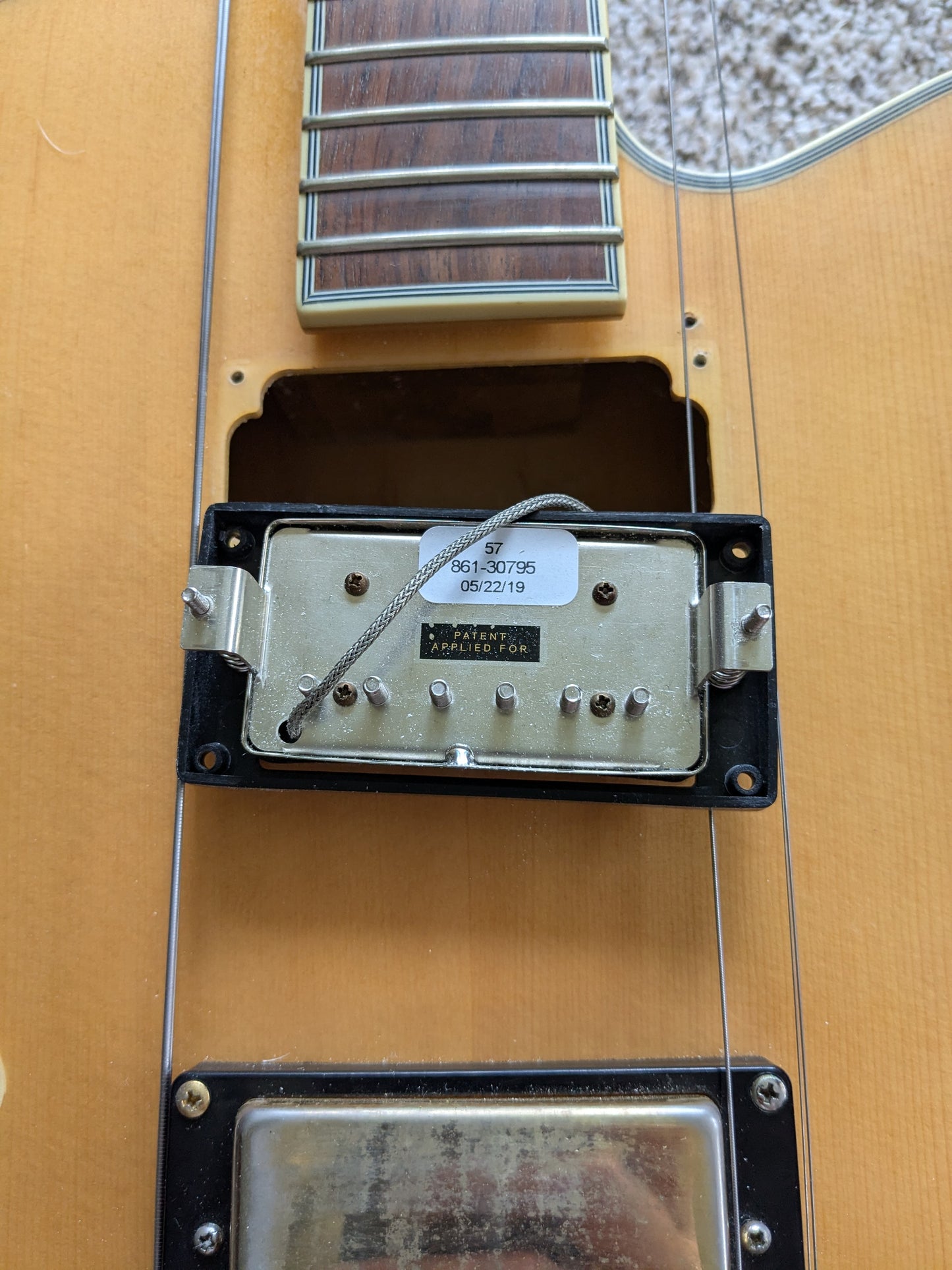 Epiphone Broadway Reissue with Rosewood Fretboard 2000 MIK - Natural - Gibson 57 PAF