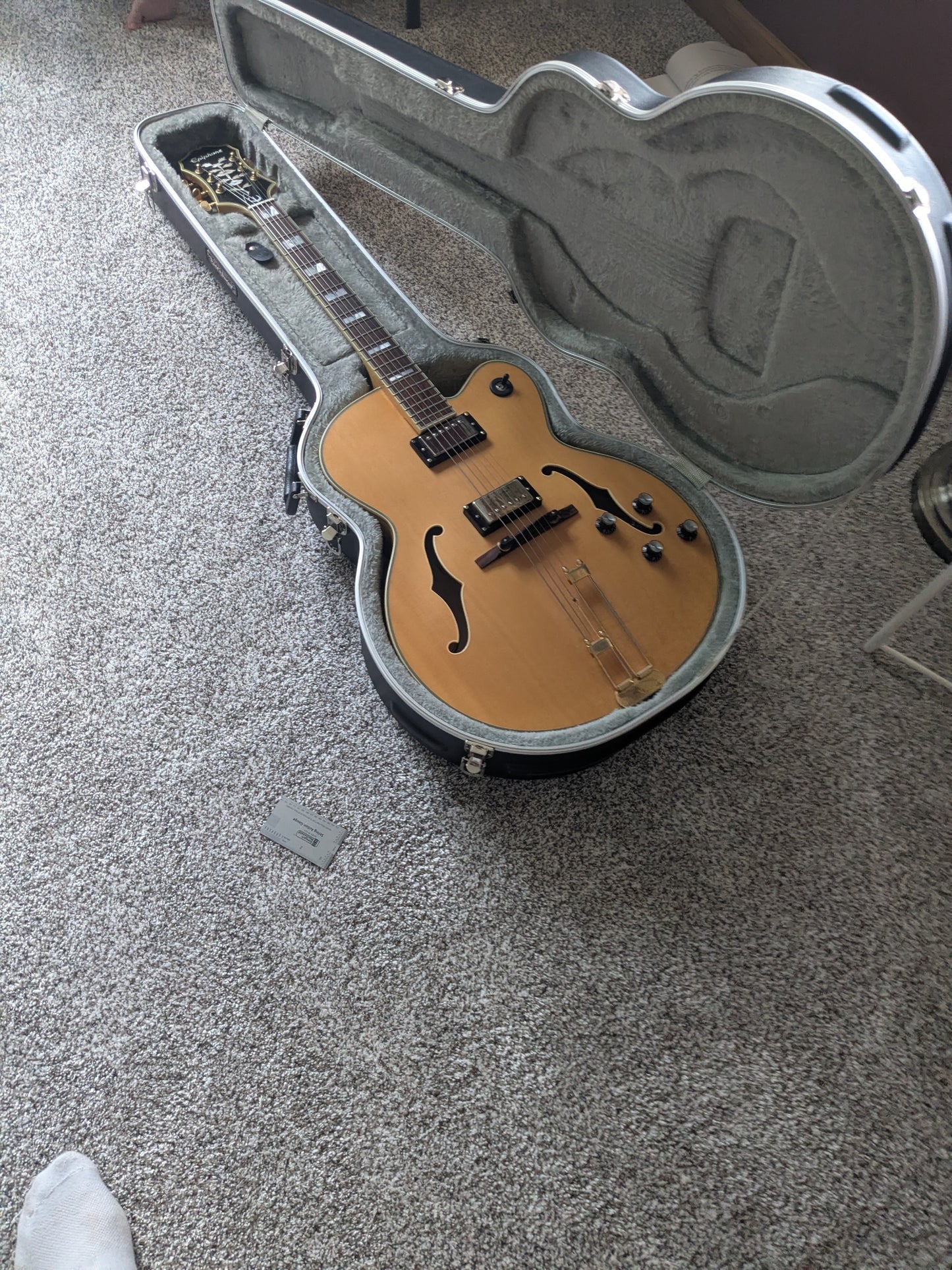 Epiphone Broadway Reissue with Rosewood Fretboard 2000 MIK - Natural - Gibson 57 PAF