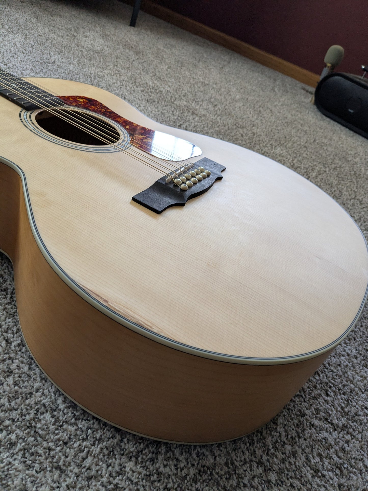 Guild Westerly Collection F-2512E Maple 12-String Jumbo Acoustic-Electric – Natural
