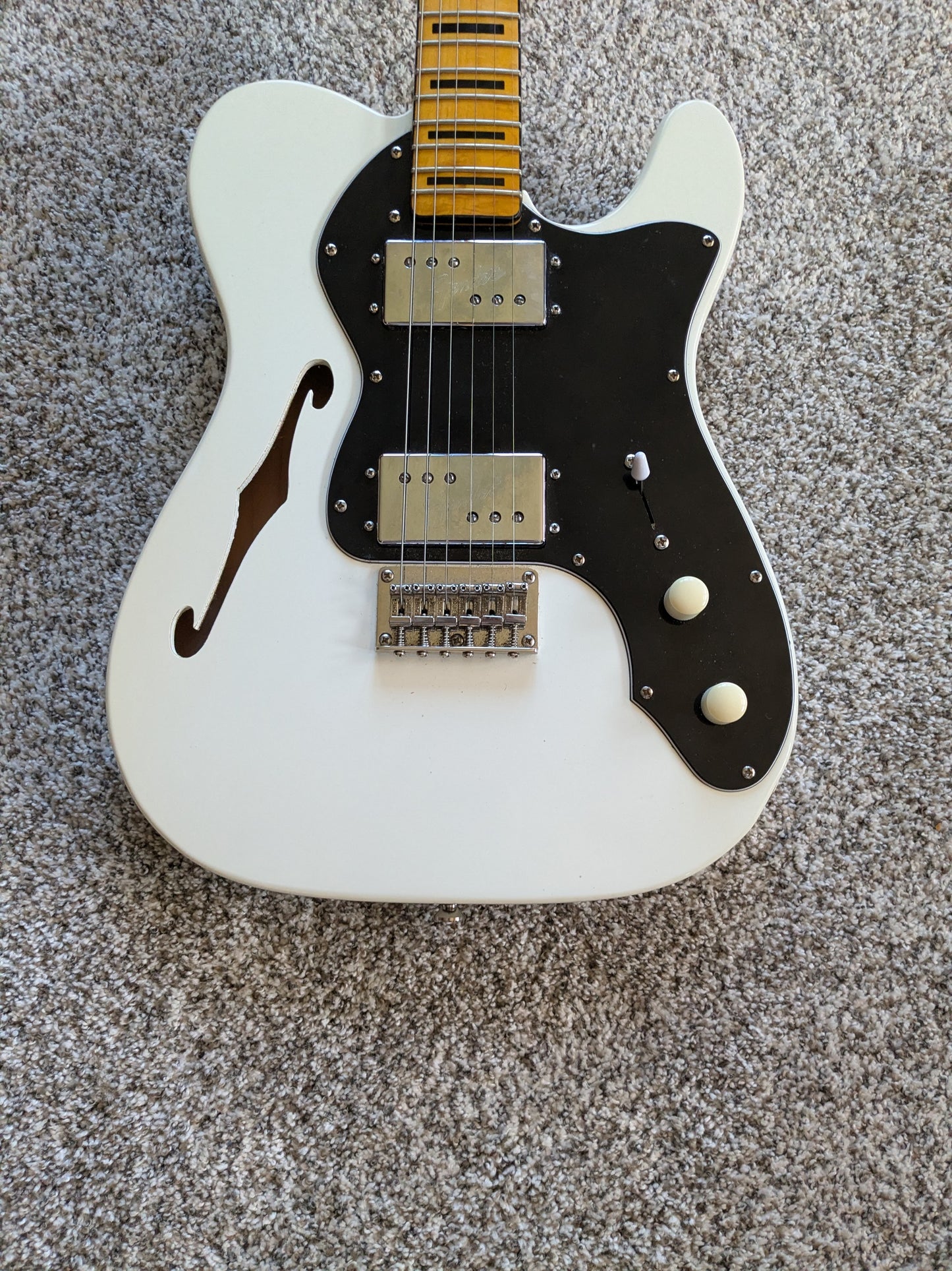 Squier Classic Vibe '70s Telecaster Thinline 2021 - Olympic White - Limited Edition
