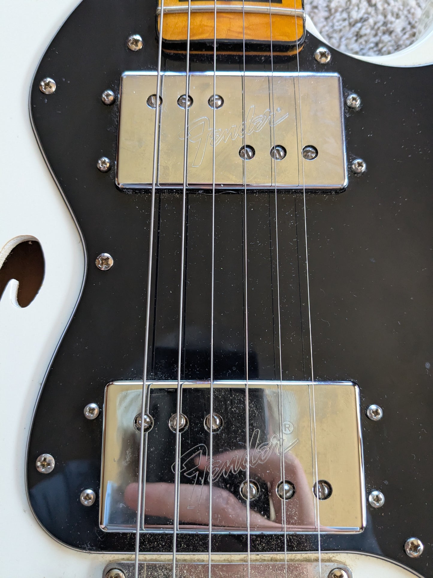 Squier Classic Vibe '70s Telecaster Thinline 2021 - Olympic White - Limited Edition