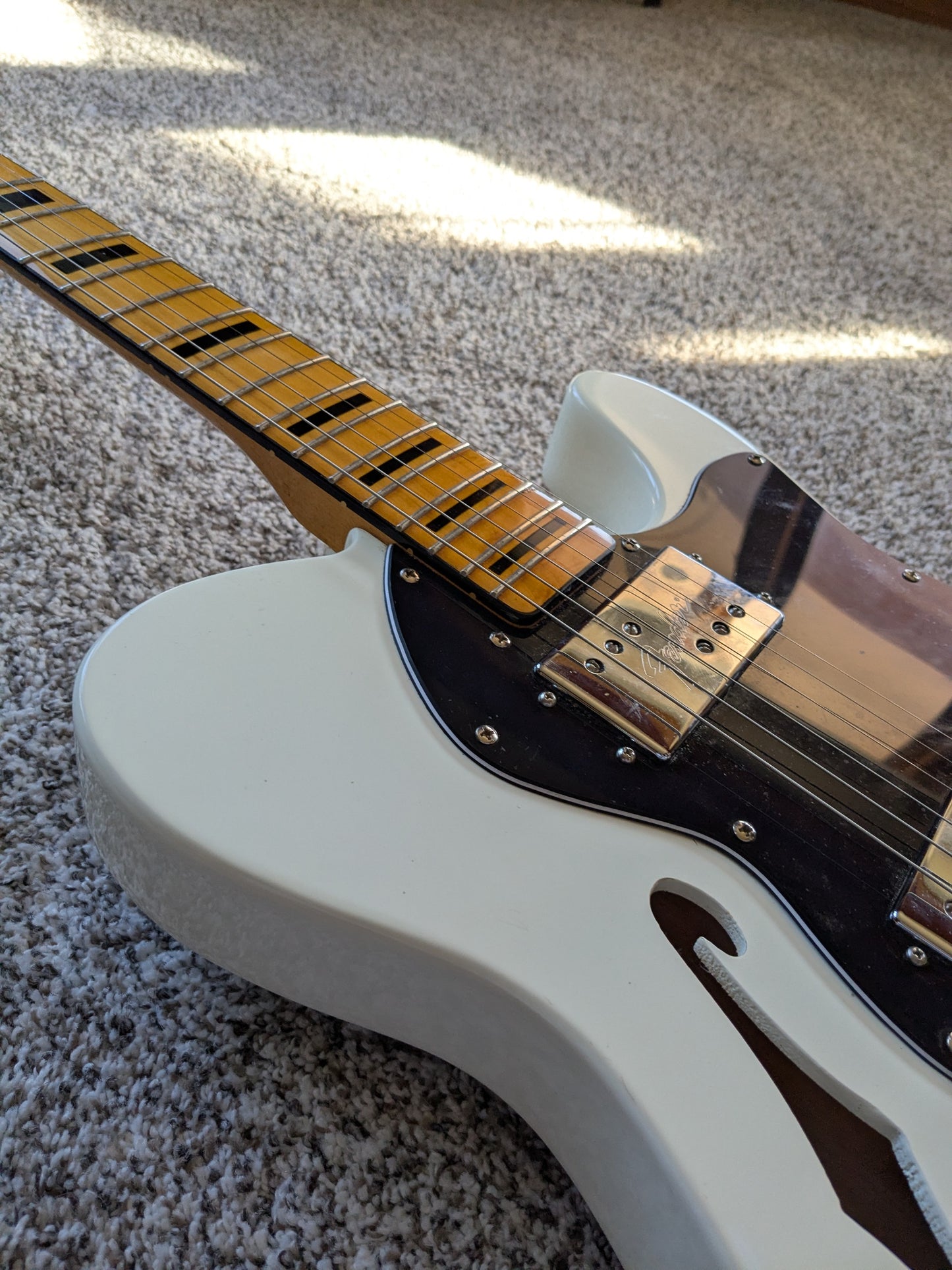 Squier Classic Vibe '70s Telecaster Thinline 2021 - Olympic White - Limited Edition