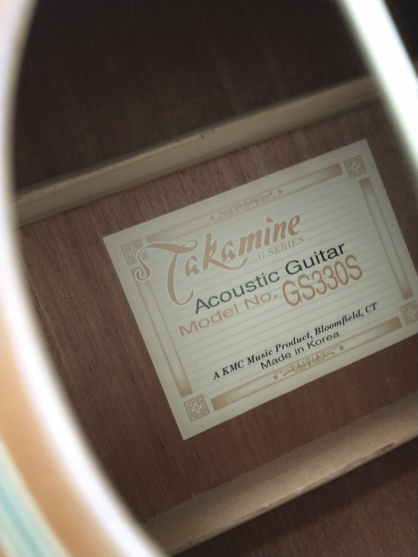 Takamine GS330s Natural Made in Korea