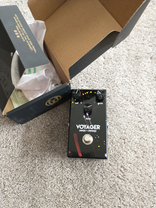Walrus Audio Voyager Preamp/Overdrive Limited Edition - 10 Year Anniversary 2021 - Black Splatter