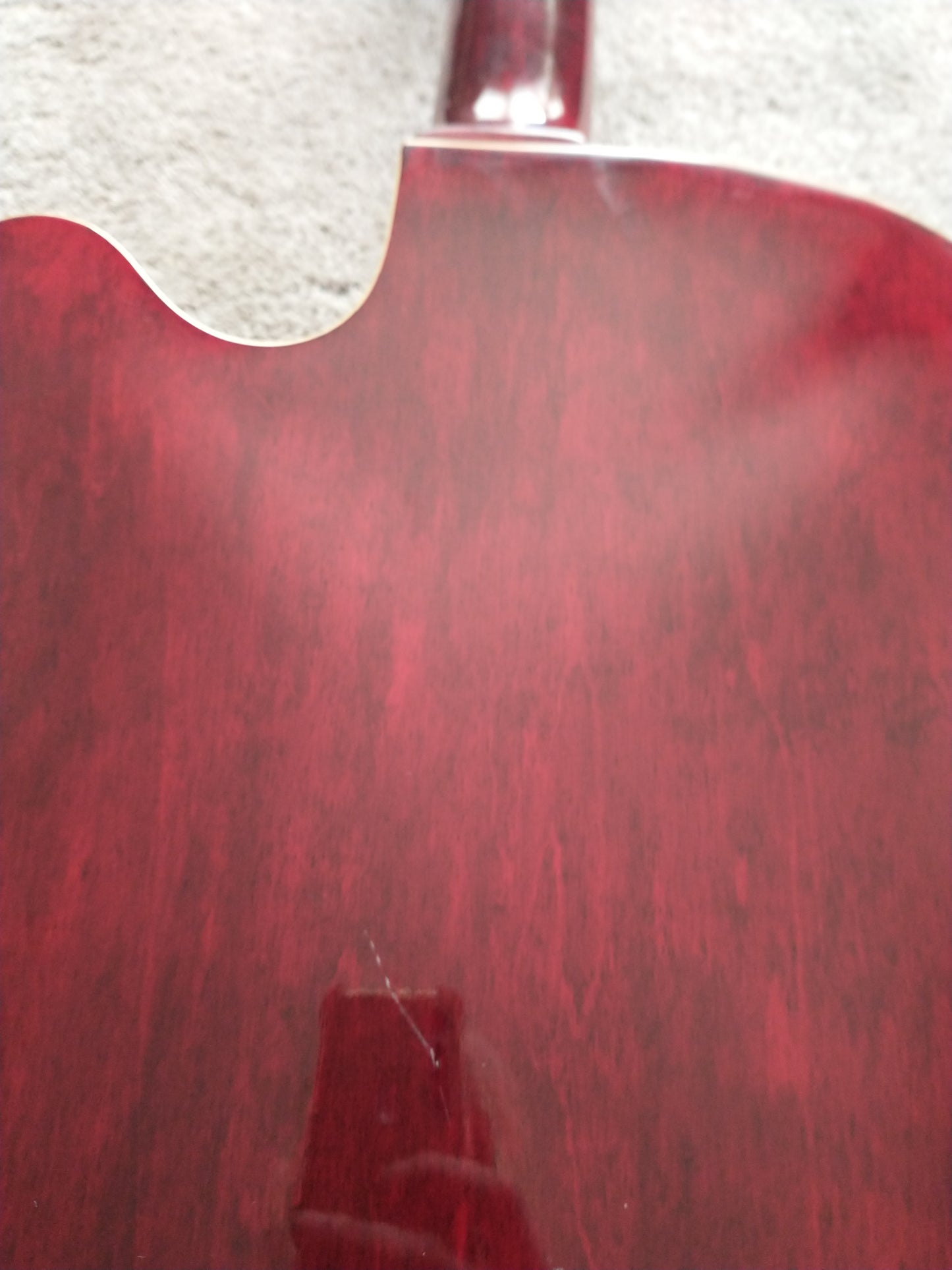 Carlo Robelli Thin Hollow Body Electric Guitar - 2000s - Wine Red - Peerless
