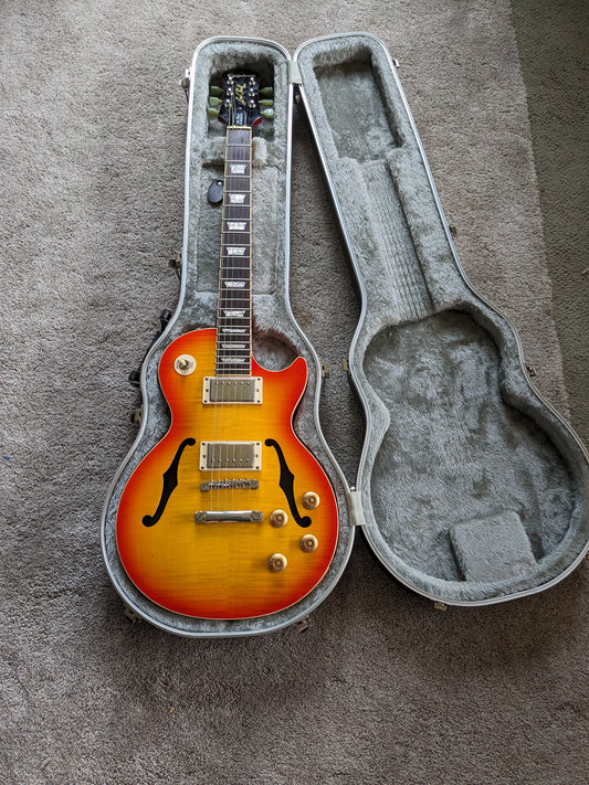 Epiphone Les Paul Standard Florentine Pro 2014 Faded Cherry Burst