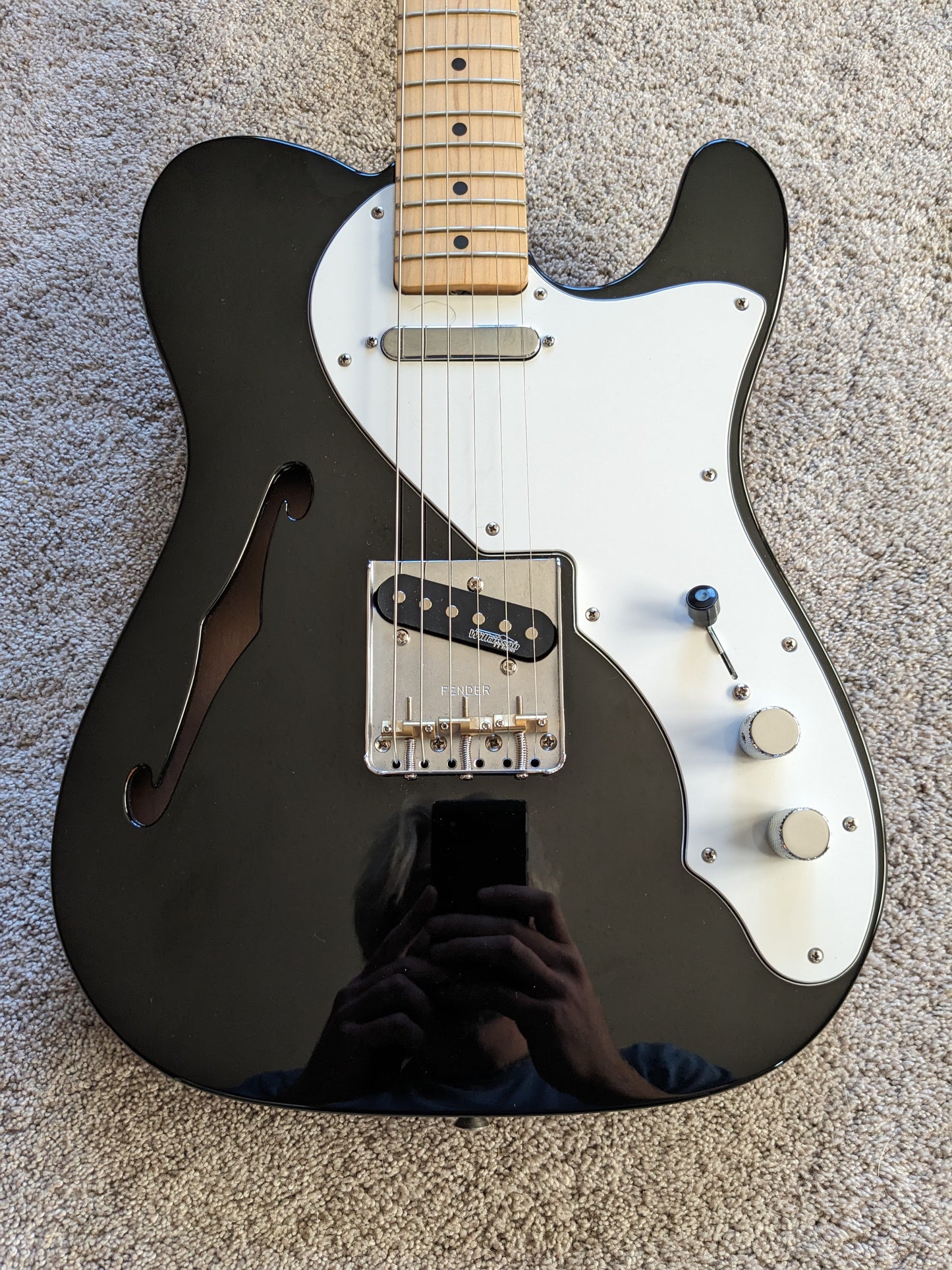 Fender Classic Series '69 Telecaster Thinline 2001 - 2014 - Black