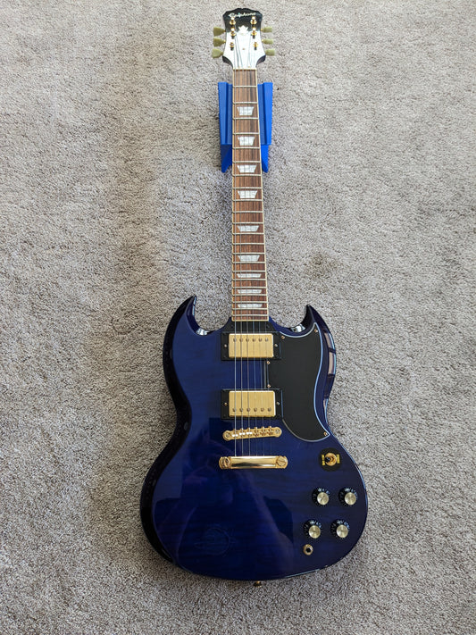 Epiphone '66 G-400 SG Deluxe PRO 2019 - Translucent Blue