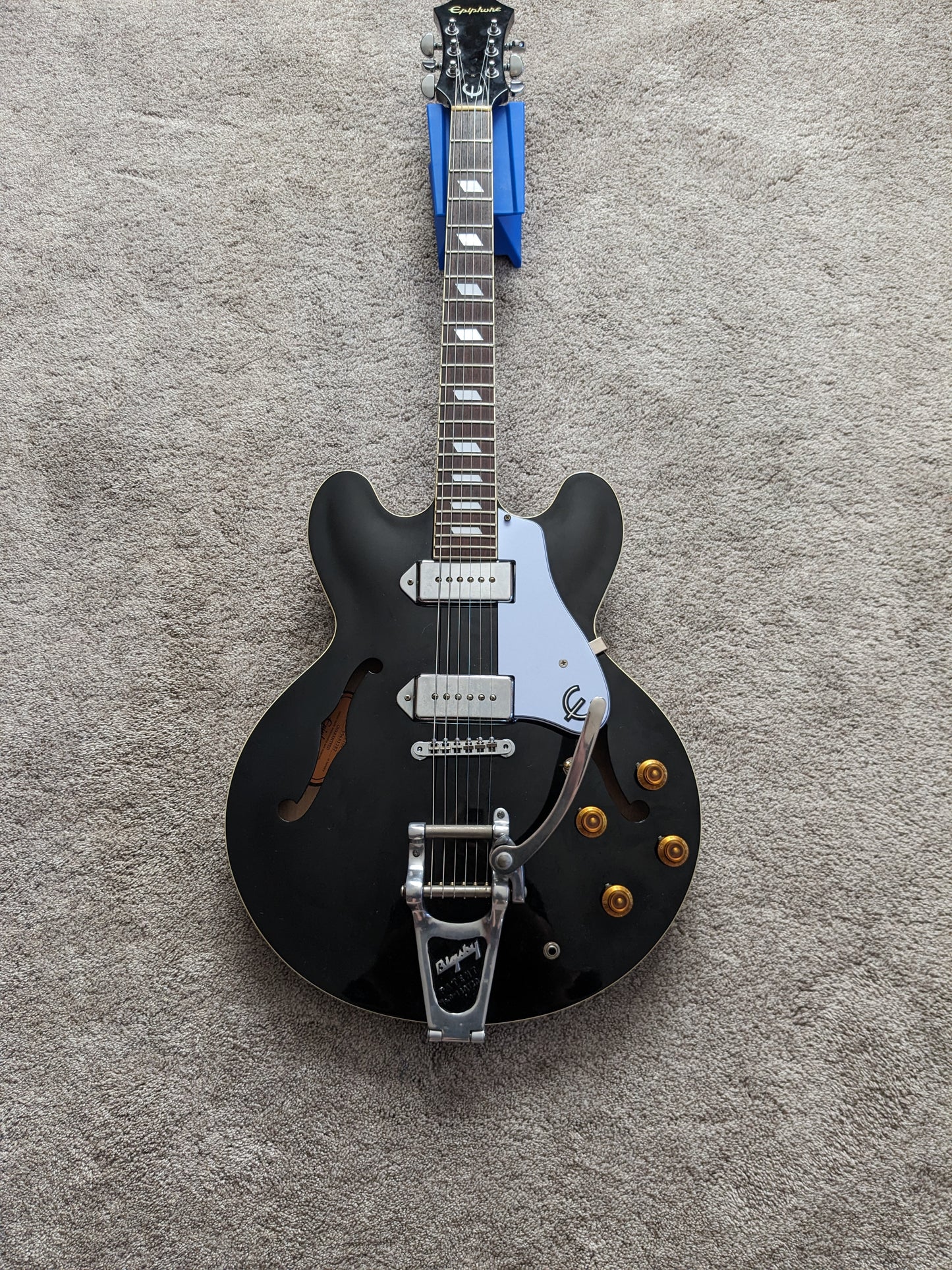 Epiphone Casino Reissue 1996 Ebony Peerless Korea