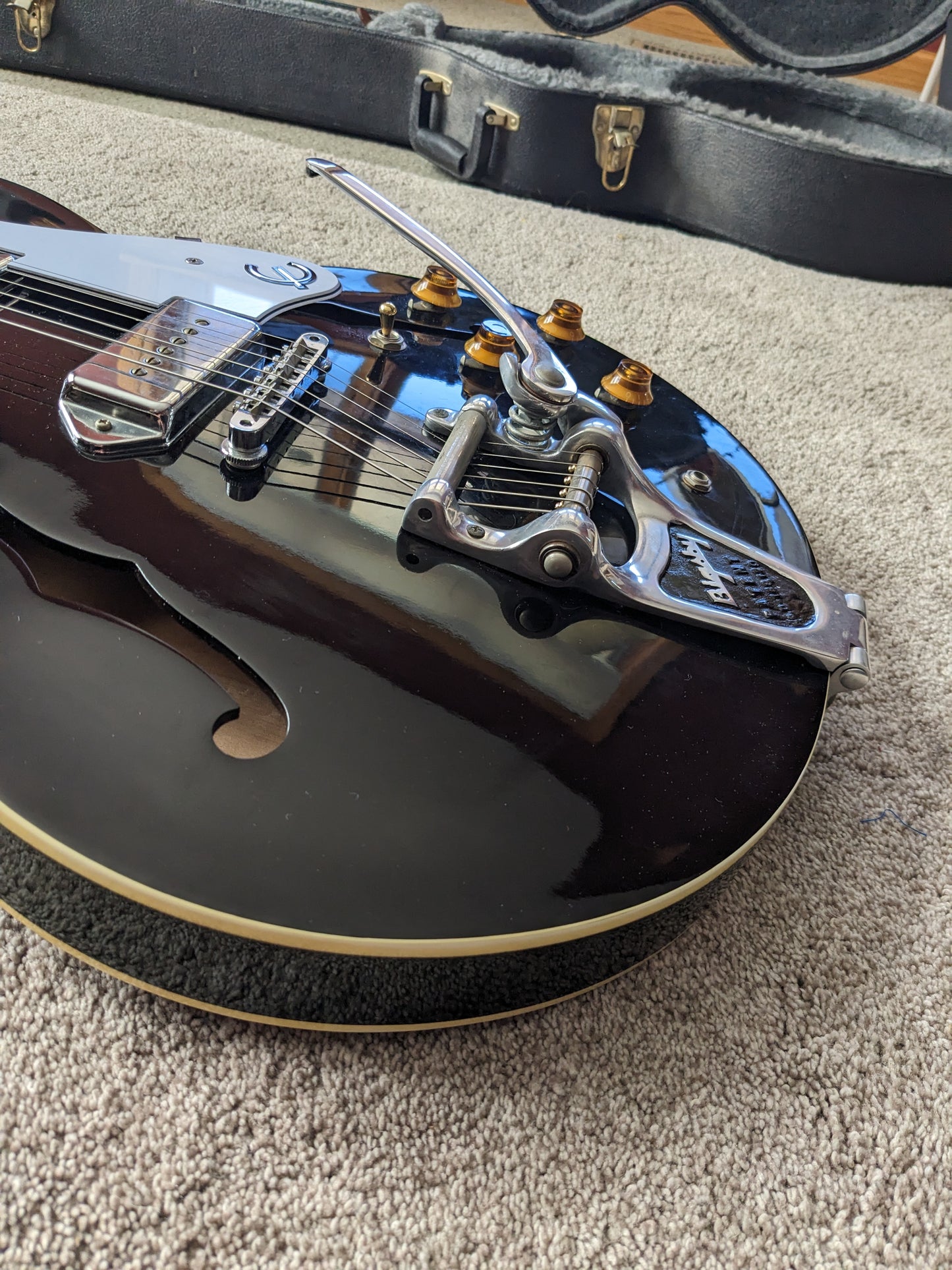 Epiphone Casino Reissue 1996 Ebony Peerless Korea