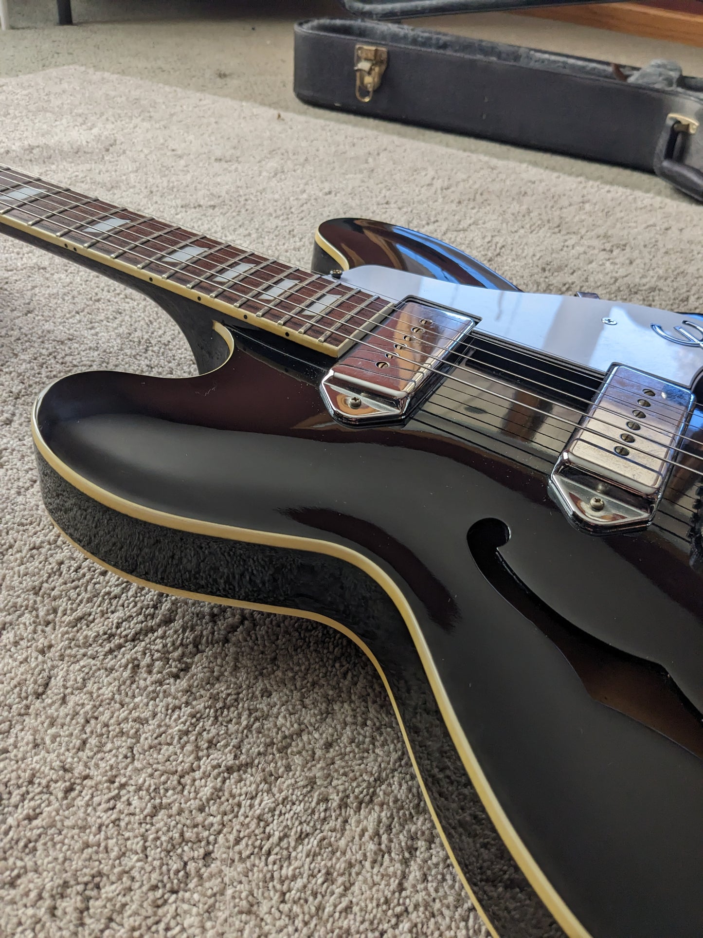 Epiphone Casino Reissue 1996 Ebony Peerless Korea