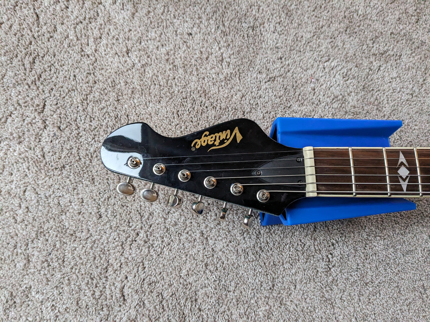 Vintage VSA-540 - 2015 Pelham Blue - Gibson Burstbucker 2 & 3