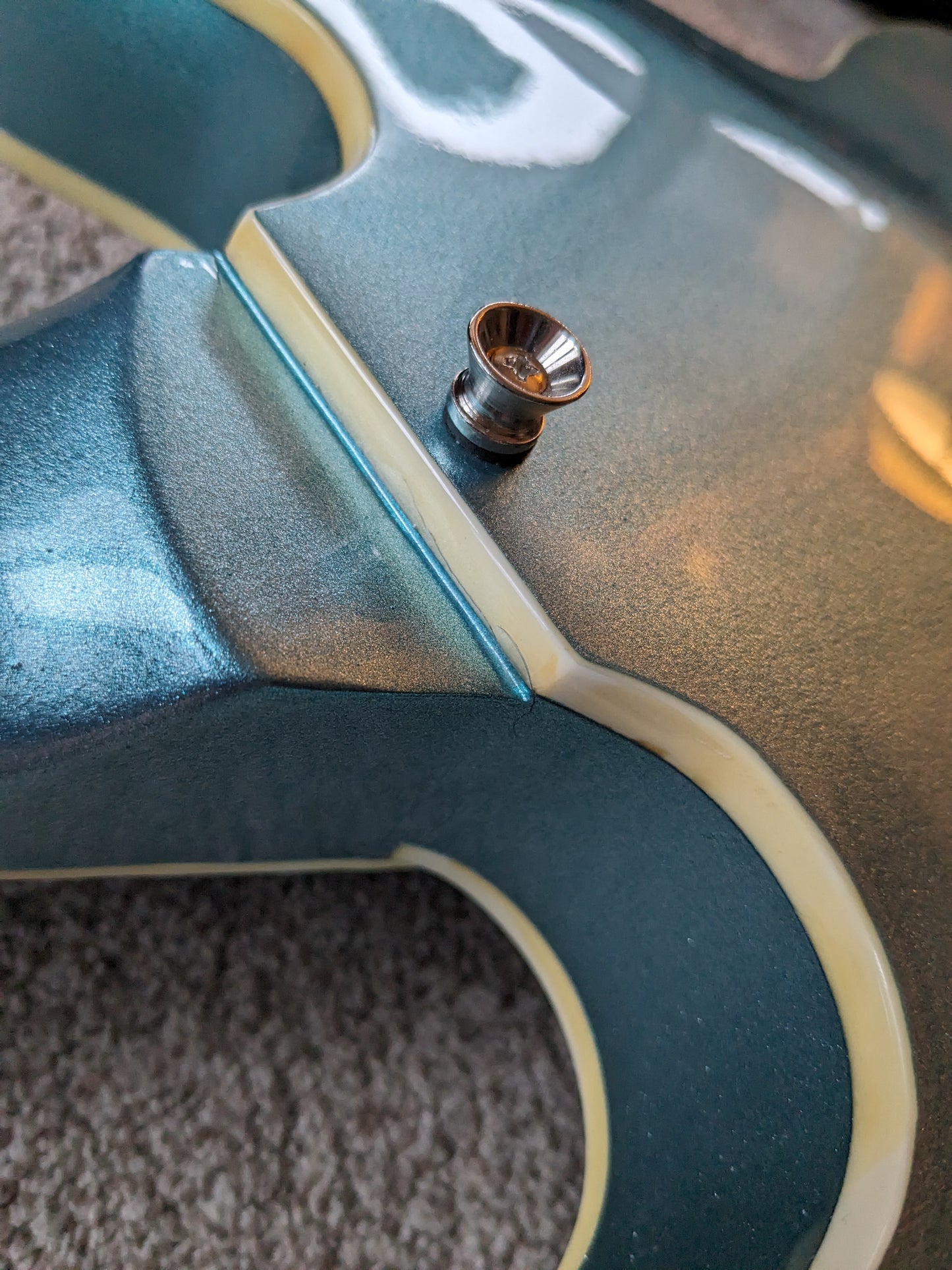 Vintage VSA-540 - 2015 Pelham Blue - Gibson Burstbucker 2 & 3
