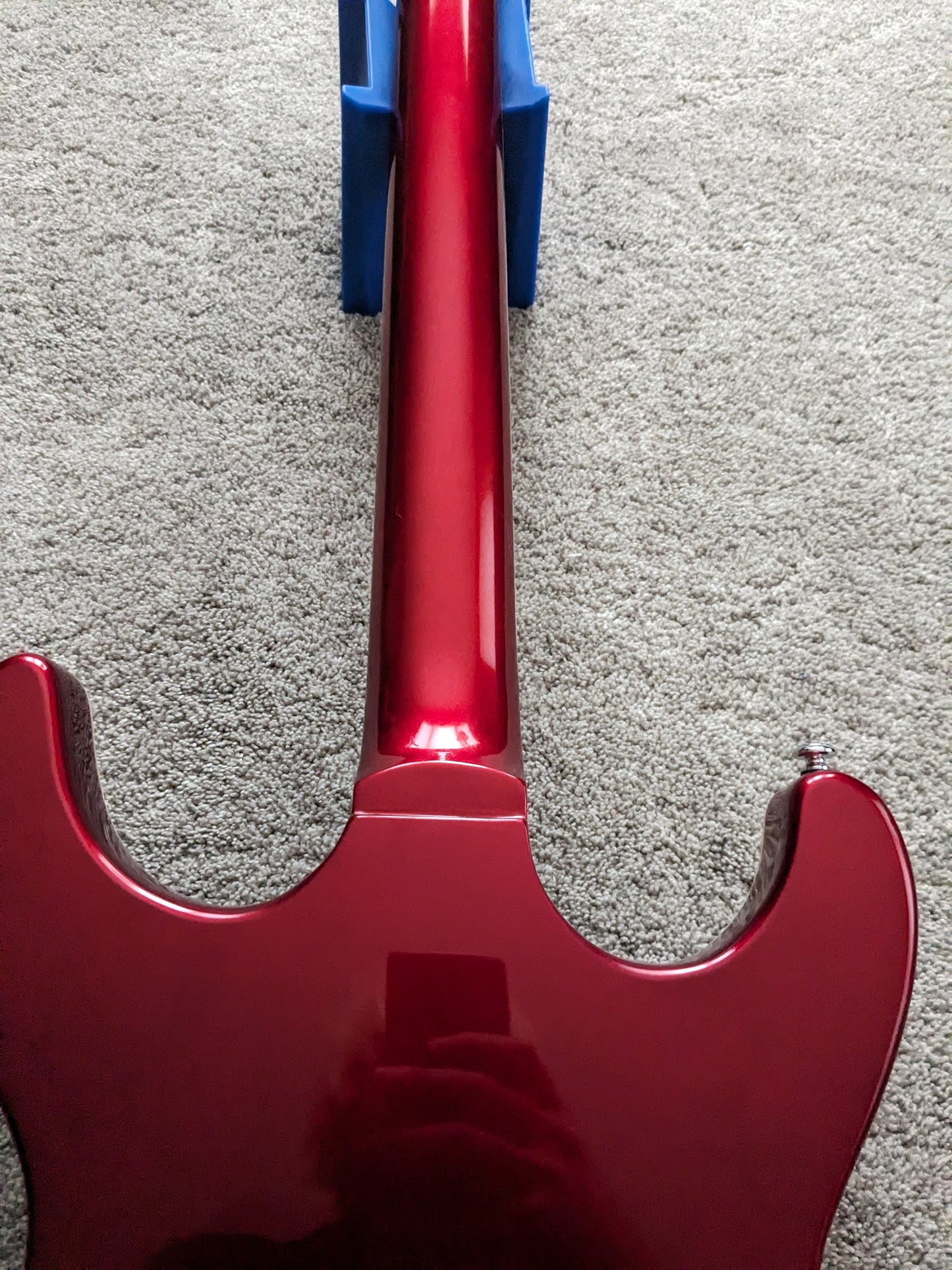 Eastwood Sidejack Baritone DLX-M with Maple Fretboard 2022 - Present - Red