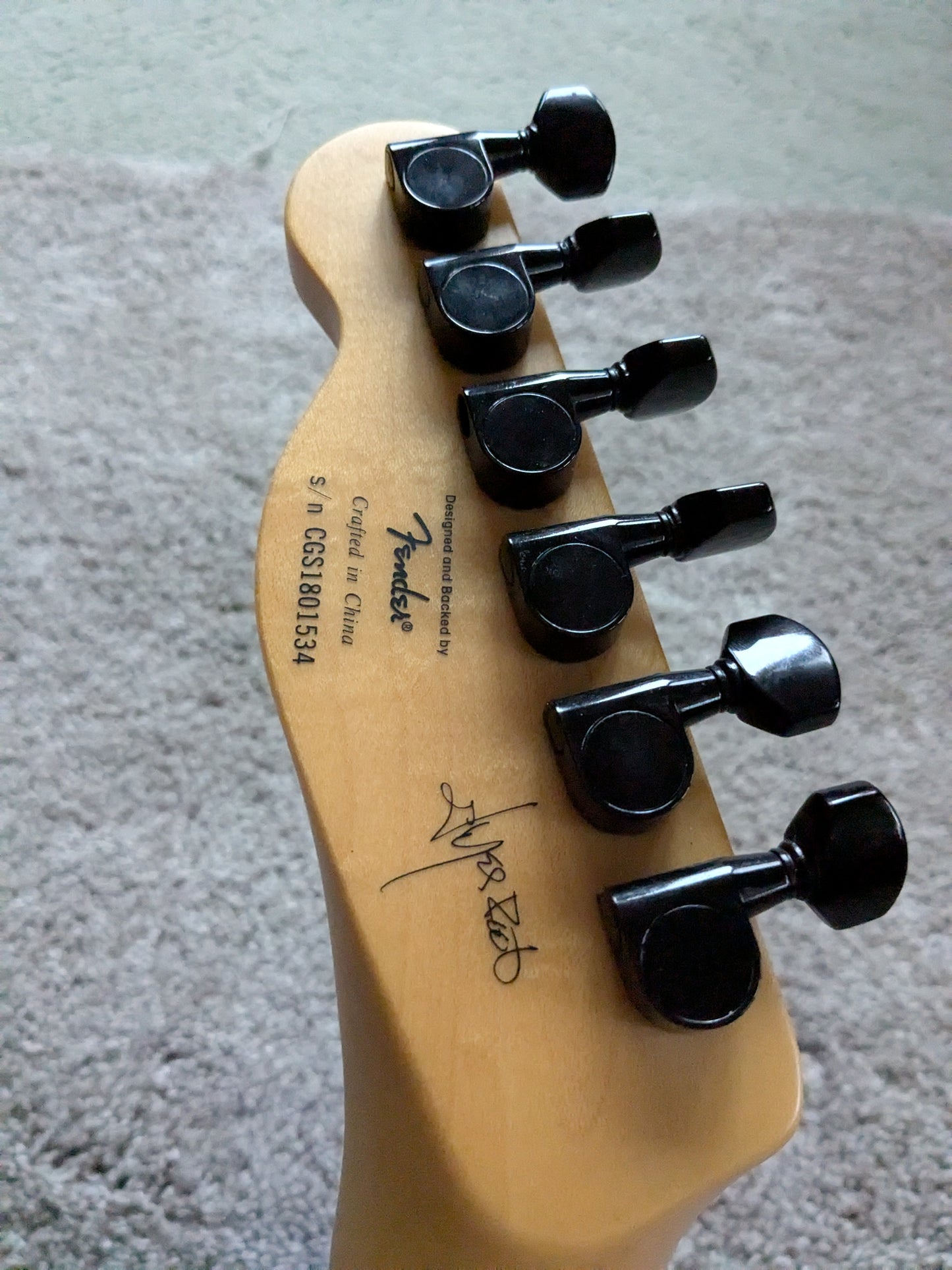Squier Jim Root Telecaster with Laurel Fretboard 2018 - 2019 - Flat Black