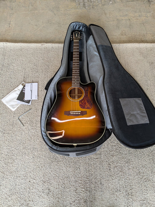 Guild Westerly Collection D-140CE with Pau Ferro Fretboard 2019 - Present - Antique Sunburst