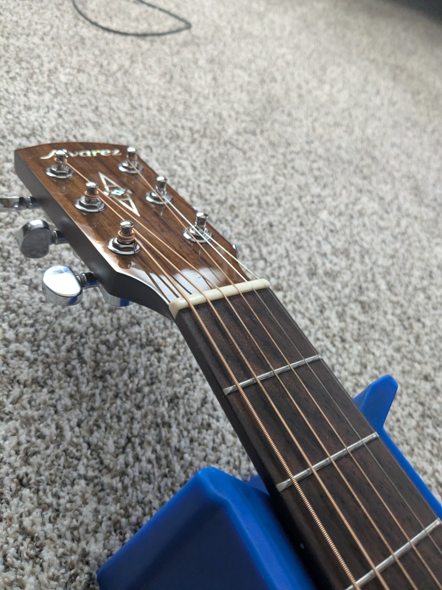 Alvarez AF70e Folk-OM Acoustic-Electric Guitar Natural