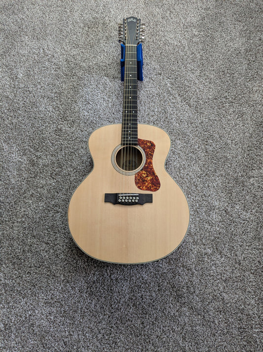 Guild Westerly Collection F-2512E Maple 12-String Jumbo Acoustic-Electric – Natural