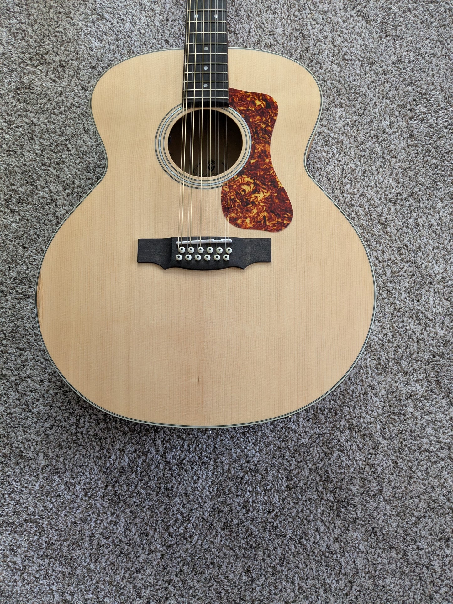 Guild Westerly Collection F-2512E Maple 12-String Jumbo Acoustic-Electric – Natural