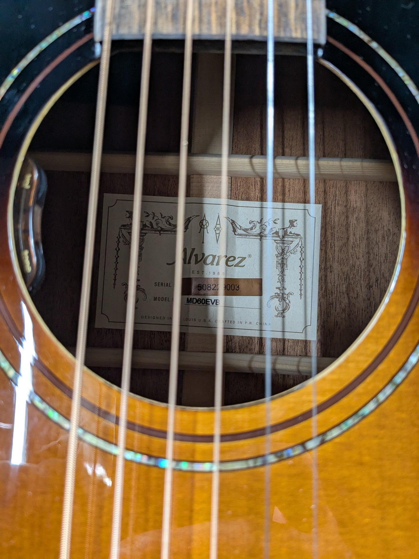 Alvarez Masterworks Series MD60E 2022 - Present - Vintage Sunburst