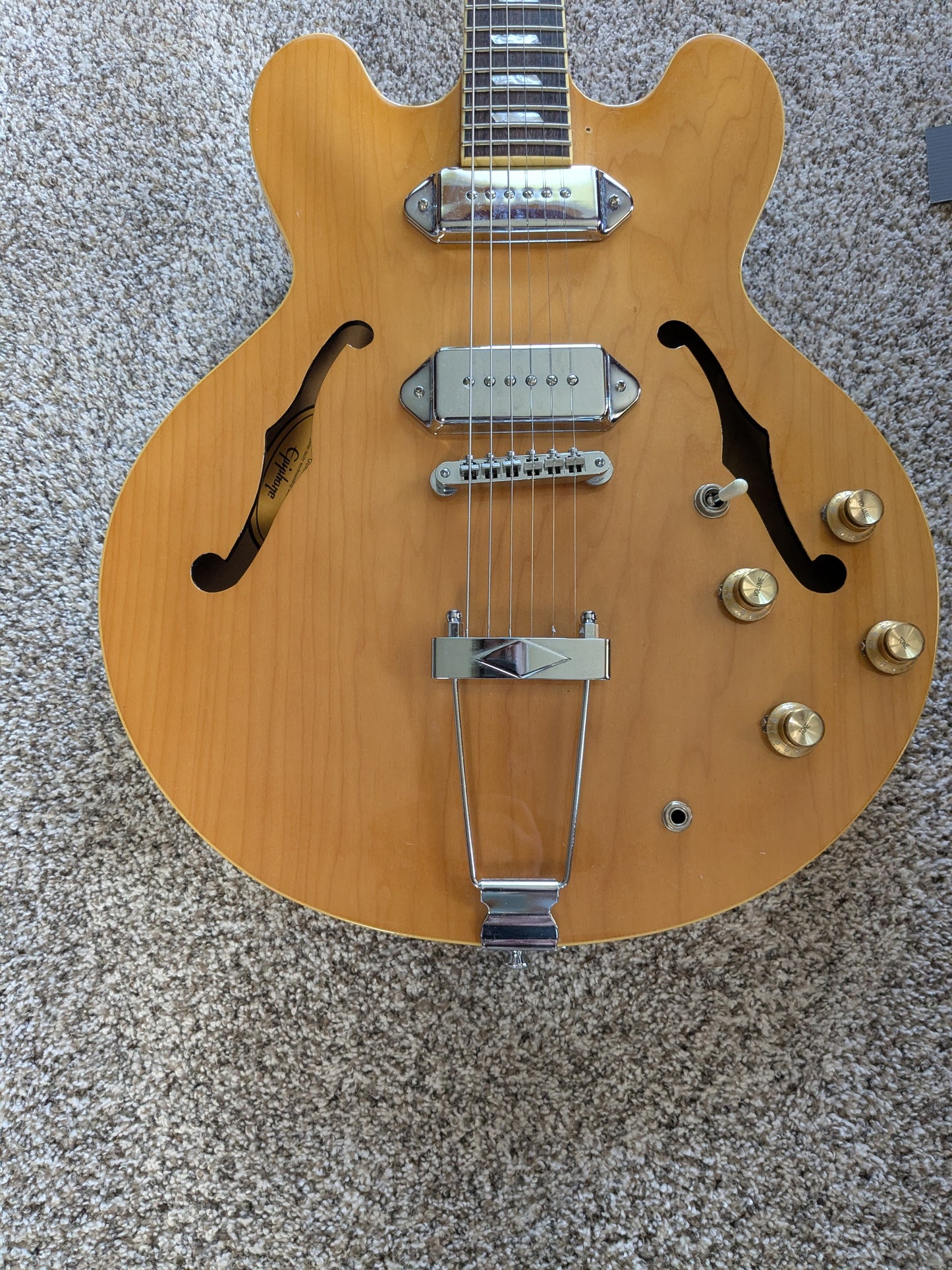 Epiphone Casino Reissue 1995 - 2004 - Natural - Peerless