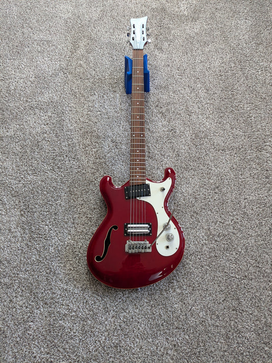 Danelectro The 66BT Baritone with Tremolo 2018 - Transparent Red